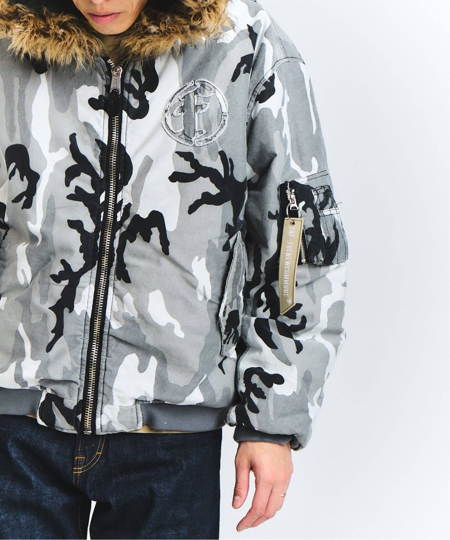 FAF x FOSTEX MCD EXCLUSIVE HOODED BOMBER BLOUSON（MA-1）｜PULP