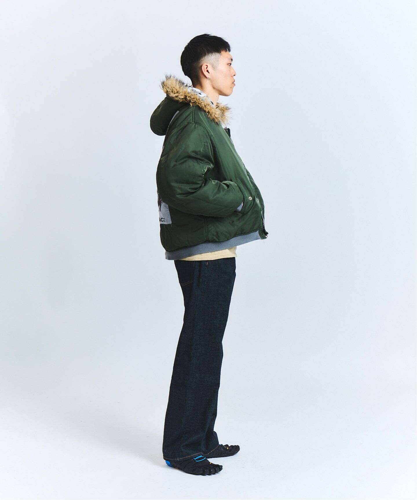 ジャケット・アウター FAF x FOSTEX MCD HOODED BOMBER BLOUSON FAF x FOSTEX MCD EXCLUSIVE HOODED BOMBER BLOUSON（MA-1）｜PULP