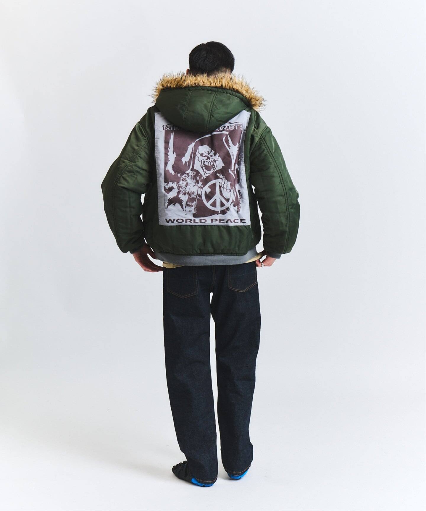 ジャケット・アウター FAF x FOSTEX MCD HOODED BOMBER BLOUSON FAF x FOSTEX MCD EXCLUSIVE HOODED BOMBER BLOUSON（MA-1）｜PULP