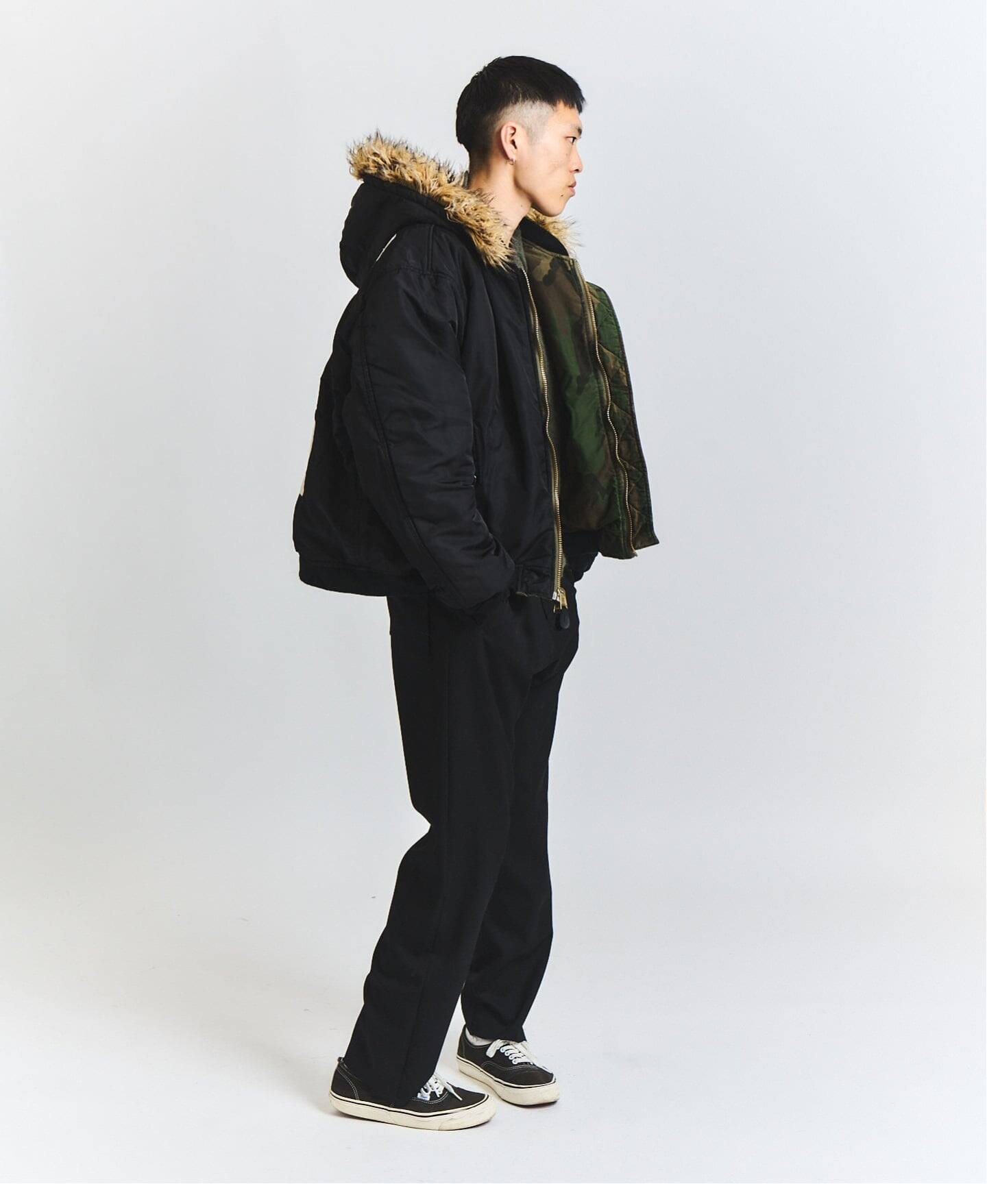 FAF x FOSTEX MCD EXCLUSIVE HOODED BOMBER BLOUSON（MA-1）｜PULP