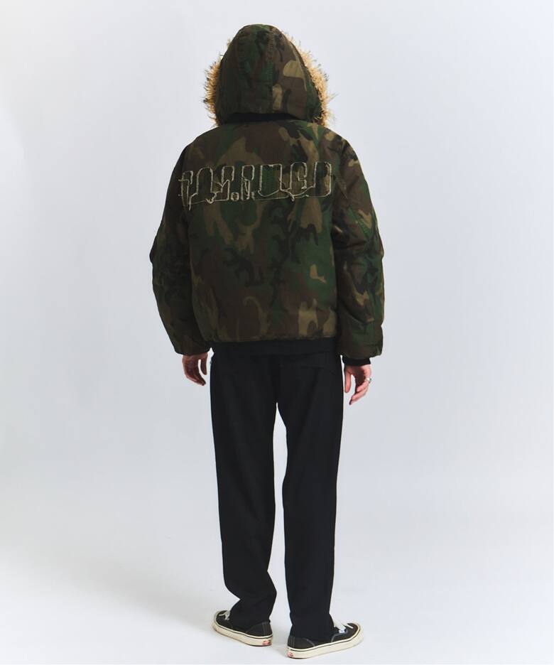 FAF x FOSTEX MCD EXCLUSIVE HOODED BOMBER BLOUSON（MA-1）｜PULP 