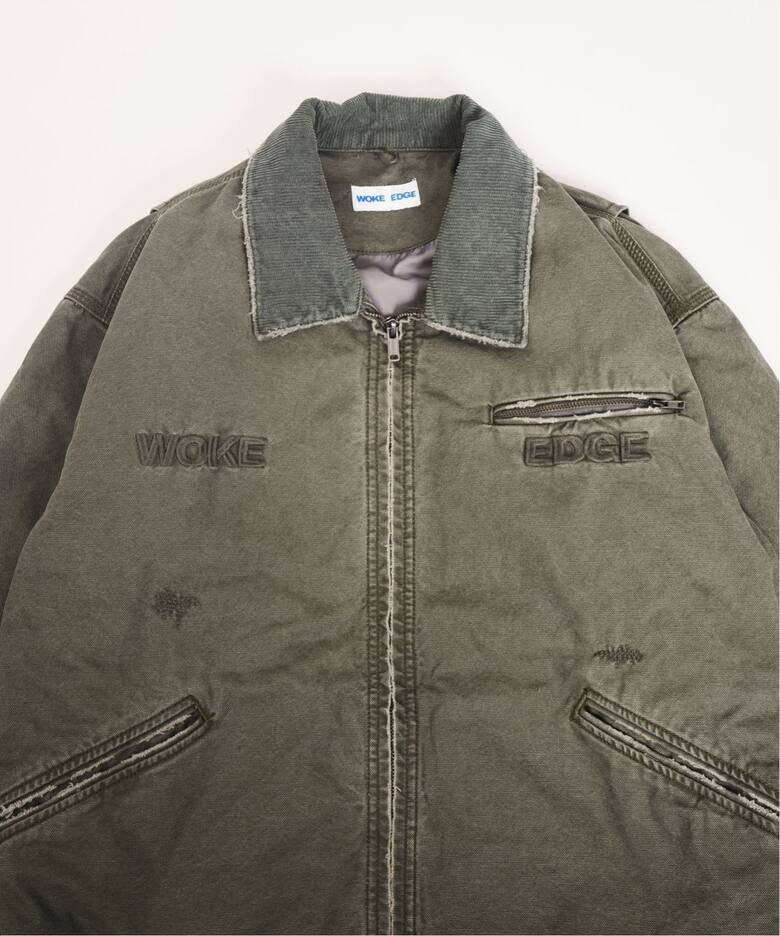 WOKE EDGE / ウォークエッジ EX WORKERS JACKET（中綿・キルティング 