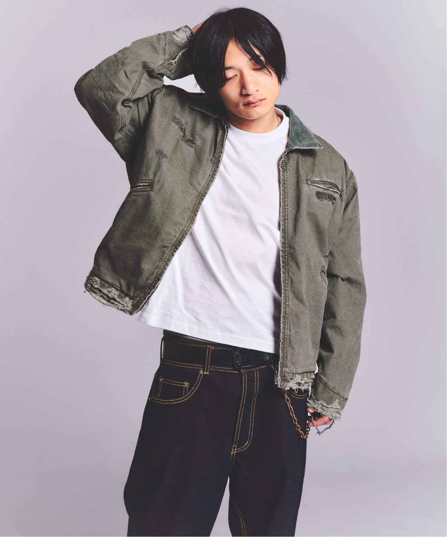 WOKE EDGE / ウォークエッジ EX WORKERS JACKET（中綿・キルティング