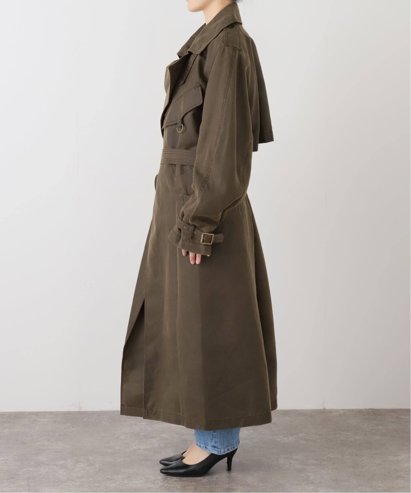 The Open Product （Open Yy）ロングコート Geek Office / ギークオフィス】OPEN YY Woven MOTORCYCLE MAXI