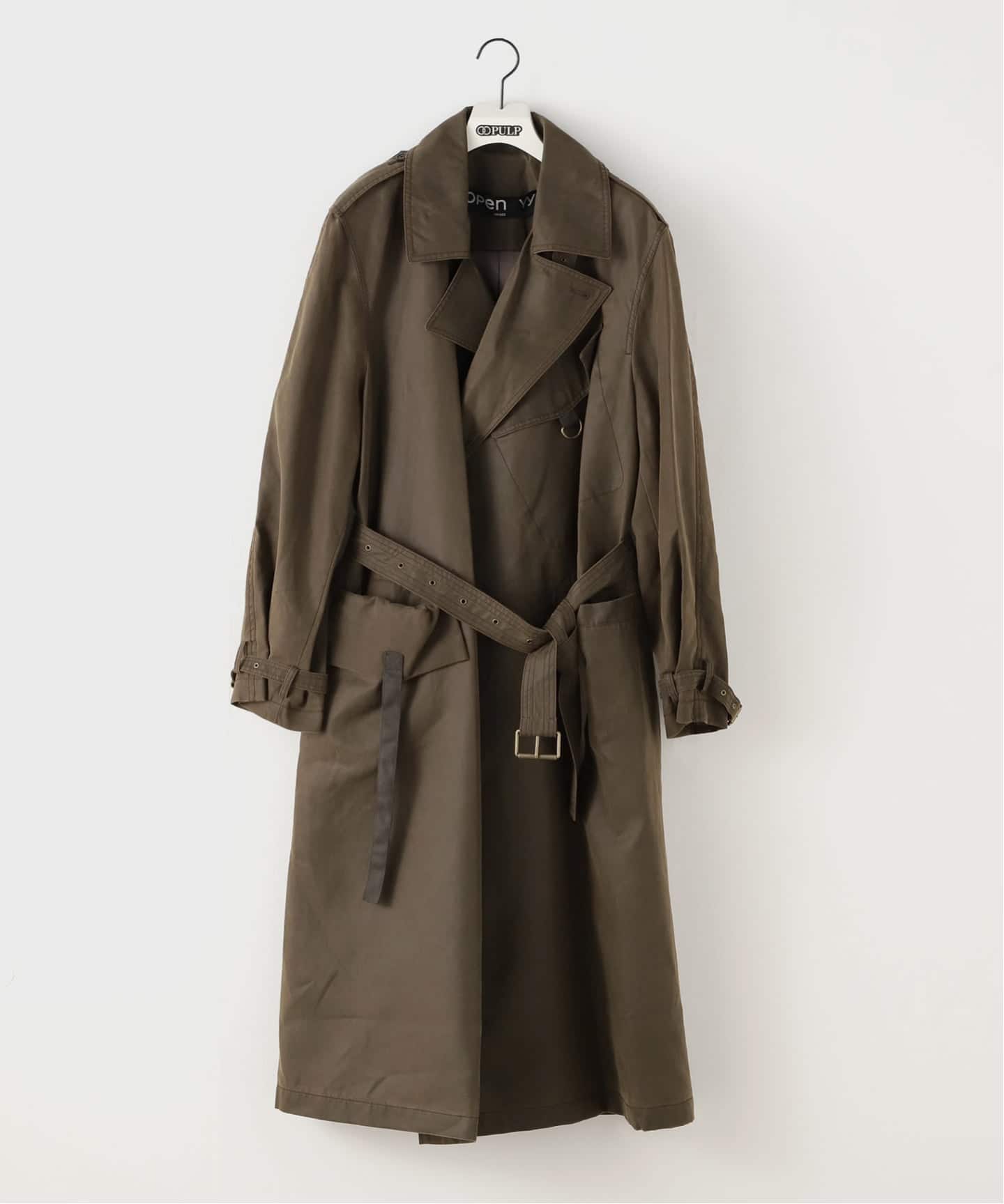 ジャケット・アウター WOOL CHECK TRENCH COAT 170248715_o1.jpg?