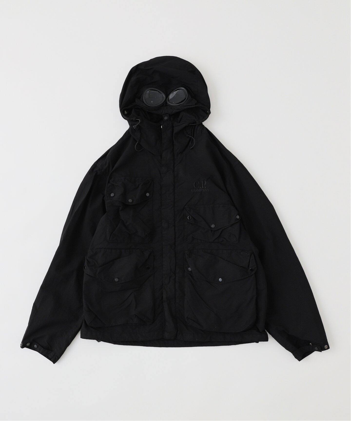 シーピーカンパニー ナイロン ジャケット 黒色 ブラック C.P. メンズ  