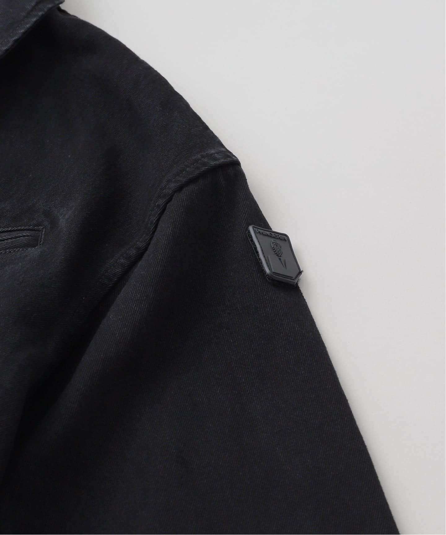 phingerin フィンガリン デニム ブラック セットアップ ジャケット PHINGERIN / フィンガリン ZIP DENIM WORK JACKET PD-252-JK-101