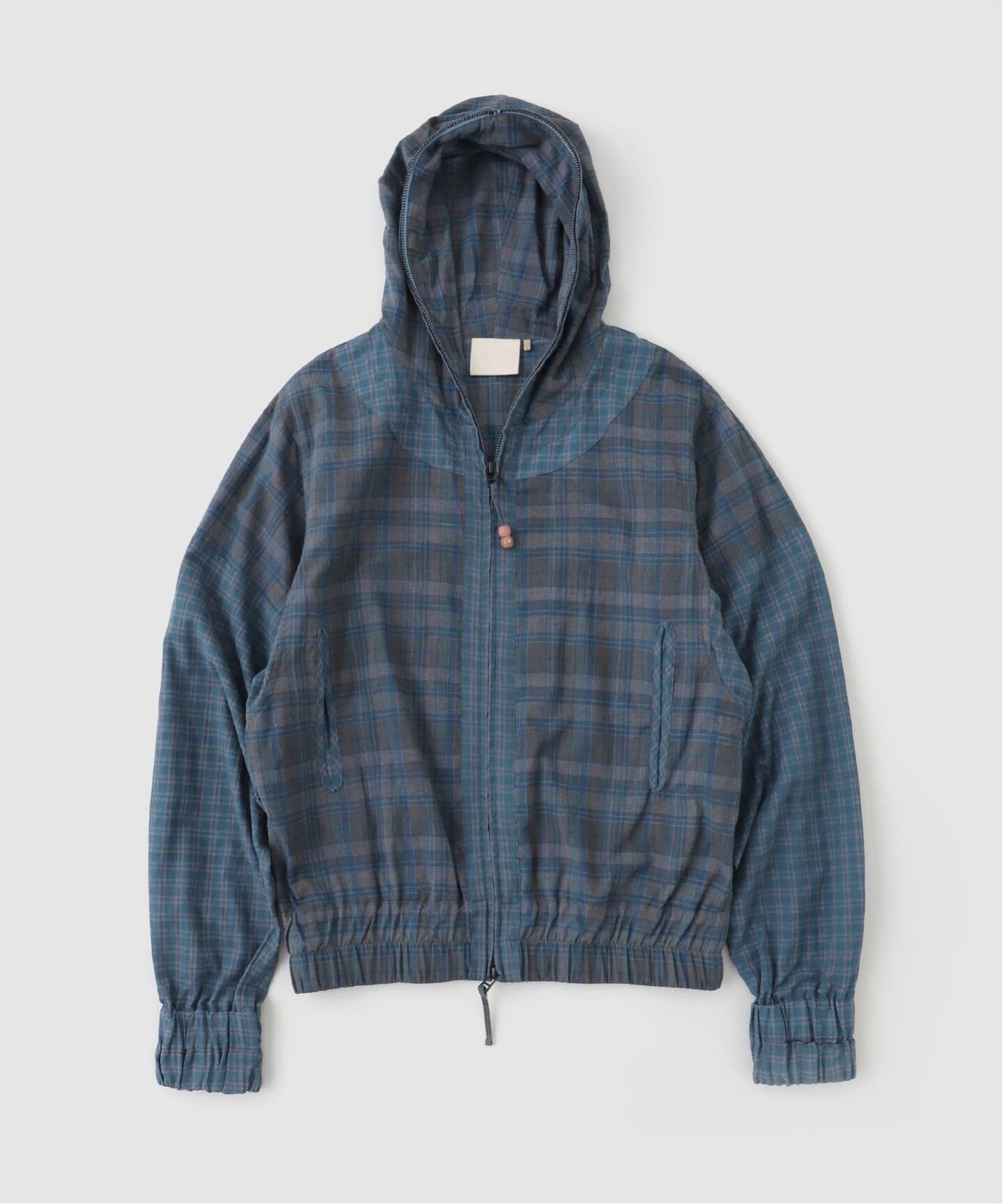JIAN YE（ジェンイェ）の鬼 HOODIE（BLUE × BLUE） JIAN YE(ジェンイェ)の鬼 HOODIE BLUE × BLUE(フーディー)の通販
