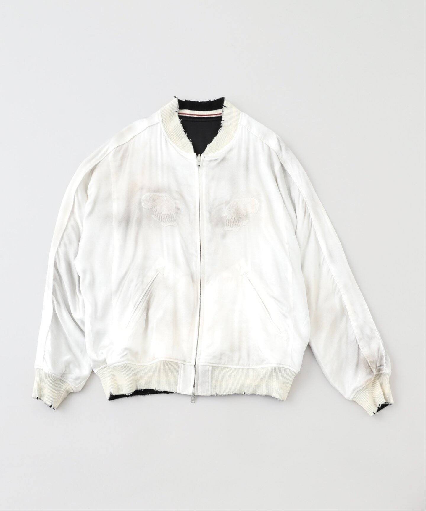 DAIRIKU ダイリク スカル スカジャン M ホワイト 25SS DAIRIKU ダイリク スカル スカジャン M ホワイト 25SS - メルカリ
