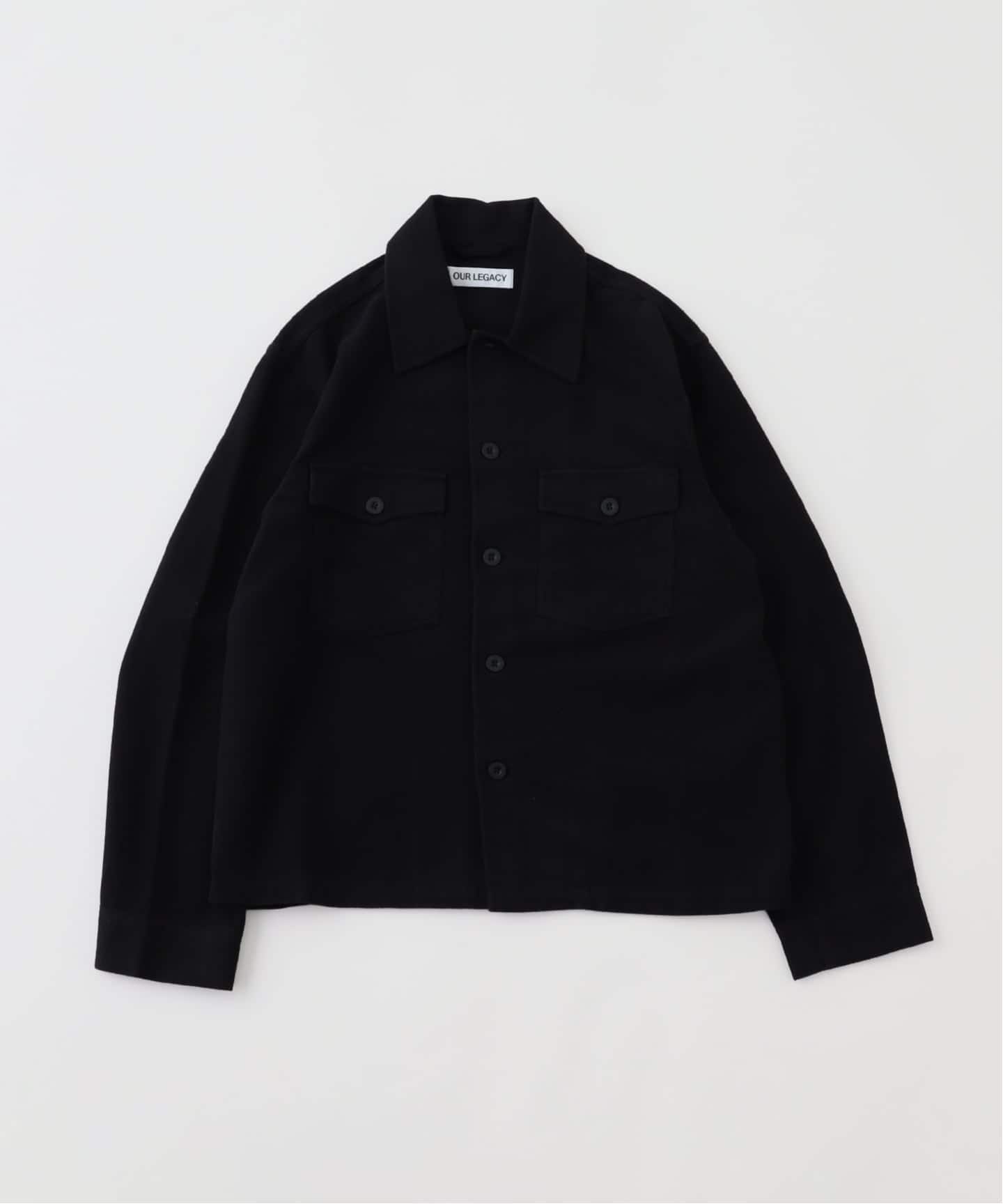 OUR LEGACY EVENING COACH JACKET 46 限定値下げ OUR LEGACY - EVENING COACH JACKET Black Brushed Cotton | River
