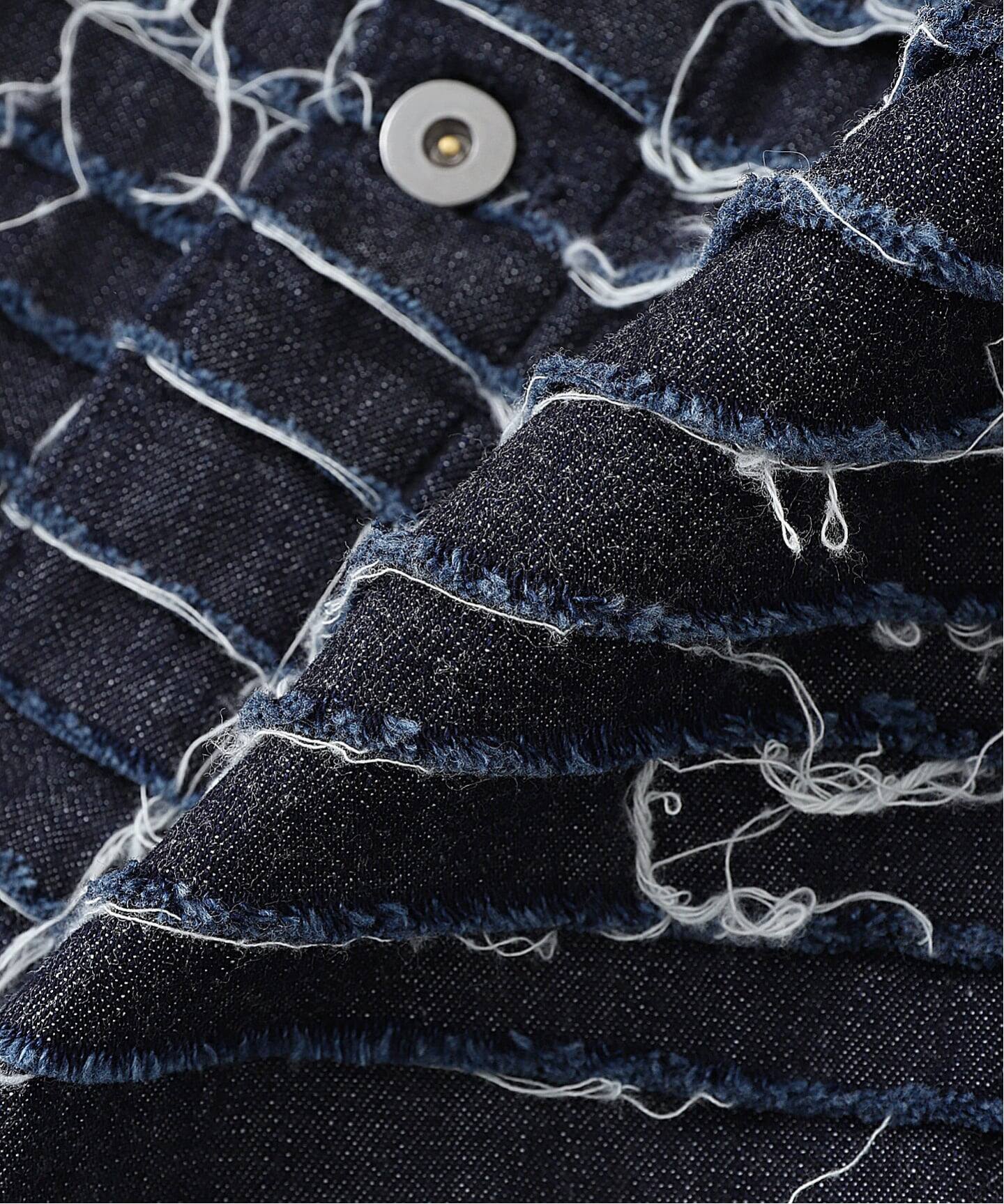 NAM / ナム TRUMPET TRUCKER JACKET-FRINGE DENIM（デニムジャケット 