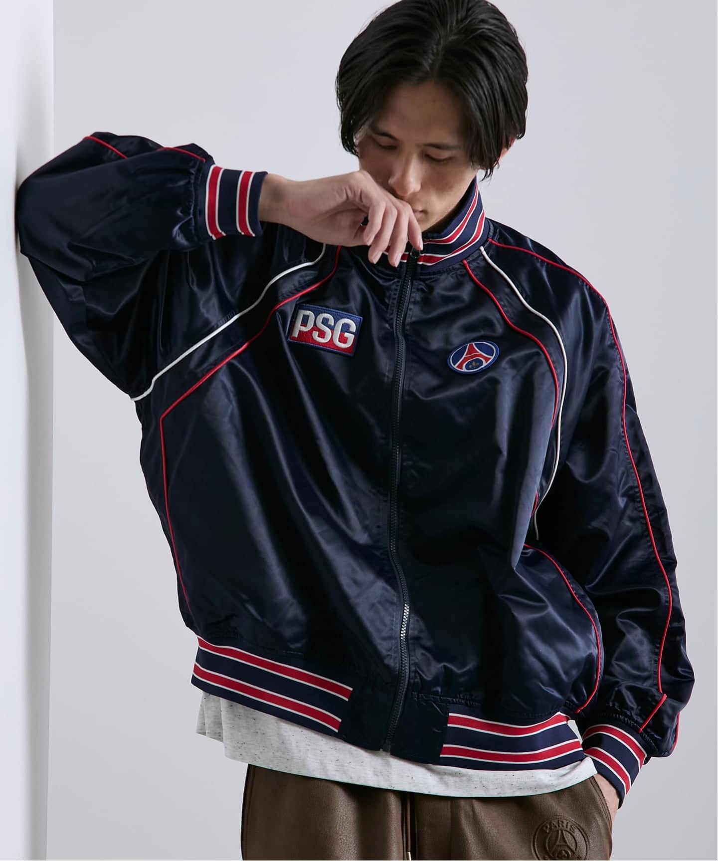Paris Saint-Germain / パリ・サン＝ジェルマン】 JP Iconic Satin Zip
