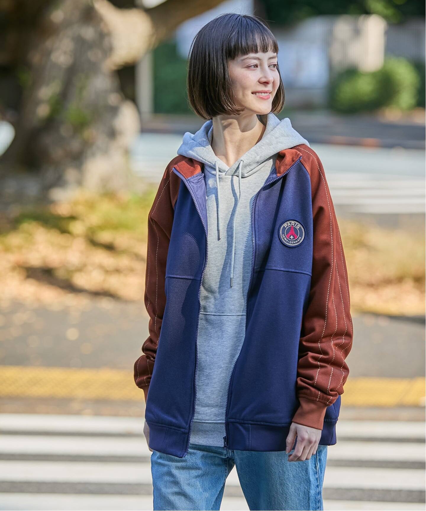 値下げラスト】パリ・サン＝ジェルマン ブルゾン ビンテージステッチ 