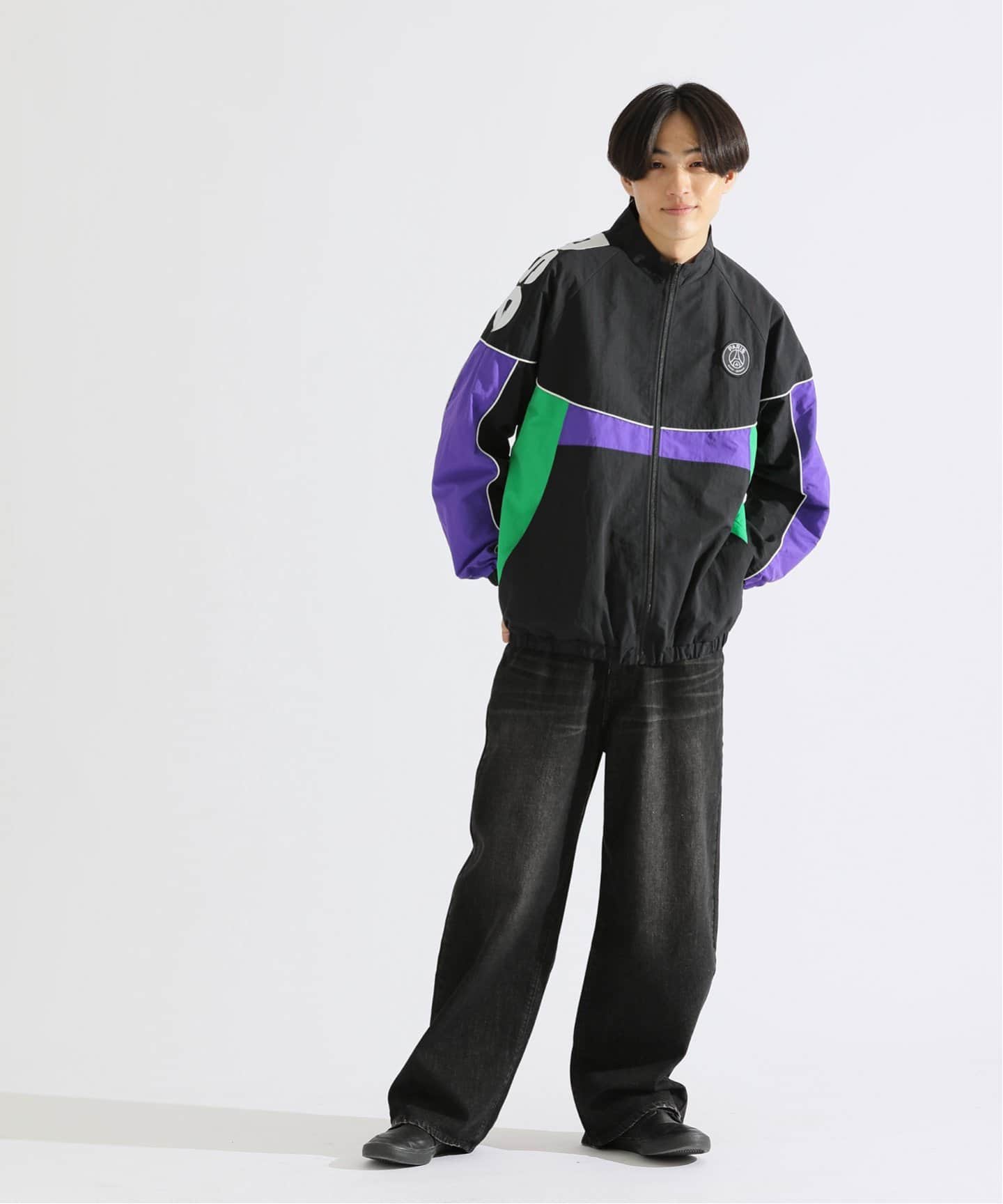 EVA × パリスサンジェルマン / EVA*PSG JP PIPING TOP EVA*PSG】 JP PIPING TOP（その他ブルゾン／アウター）｜Paris