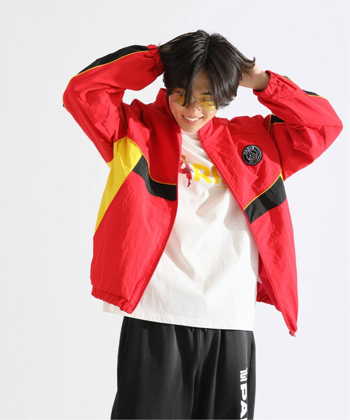 EVA × パリスサンジェルマン / EVA*PSG JP PIPING TOP EVA*PSG】 JP PIPING TOP（その他ブルゾン／アウター）｜Paris