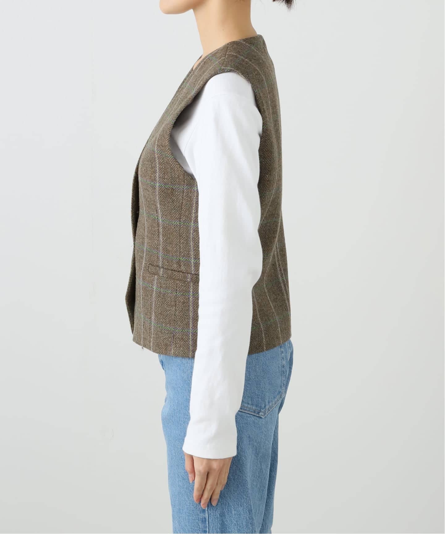 JOURNAL STANDARD✖️金子綾　ホワイトベスト　BOXYベスト JOURNAL STANDARD✖️金子綾 ホワイトベスト BOXYベスト 2025年