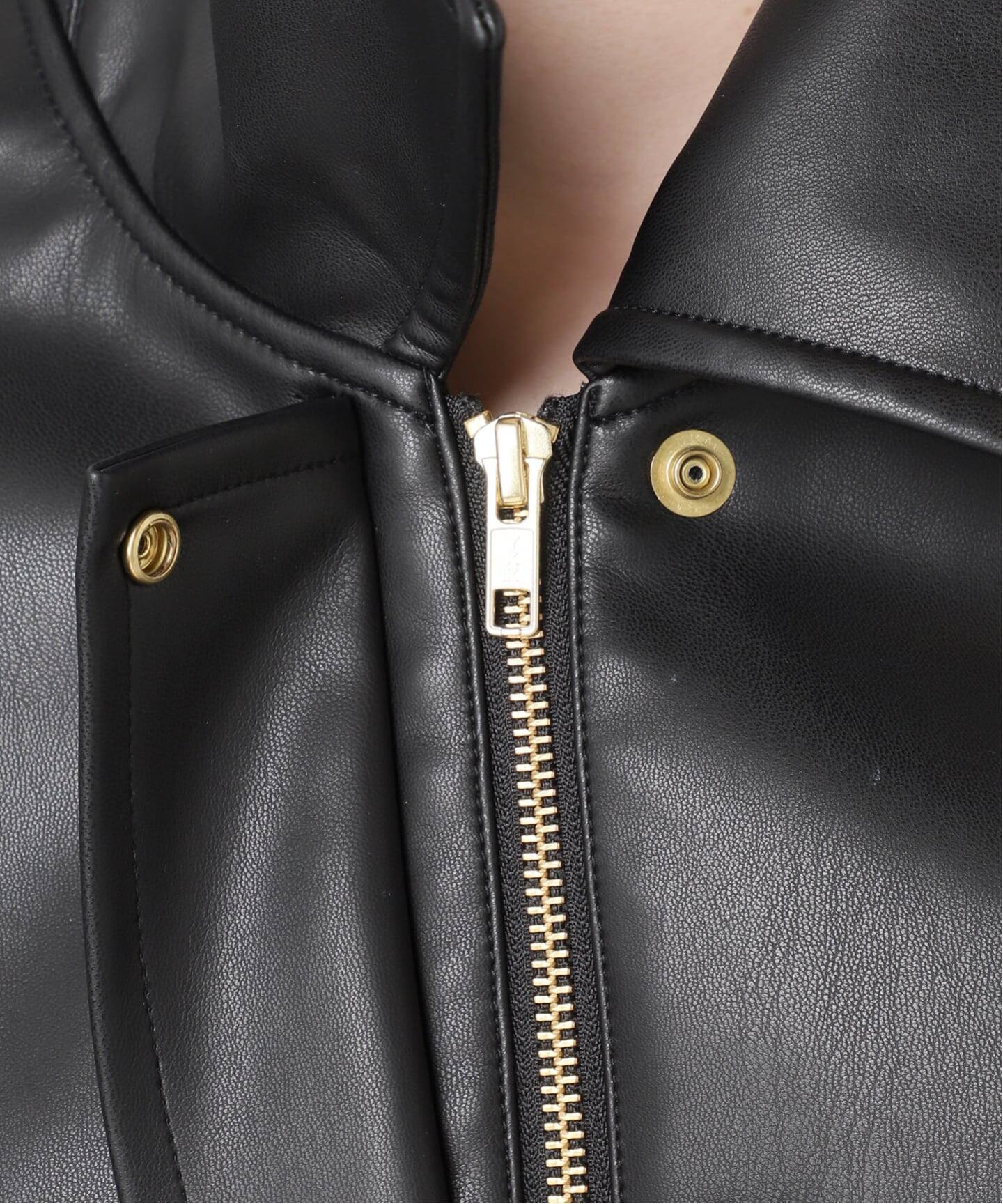 シンセティックレザーブルゾン（その他ブルゾン／アウター）｜JOURNAL