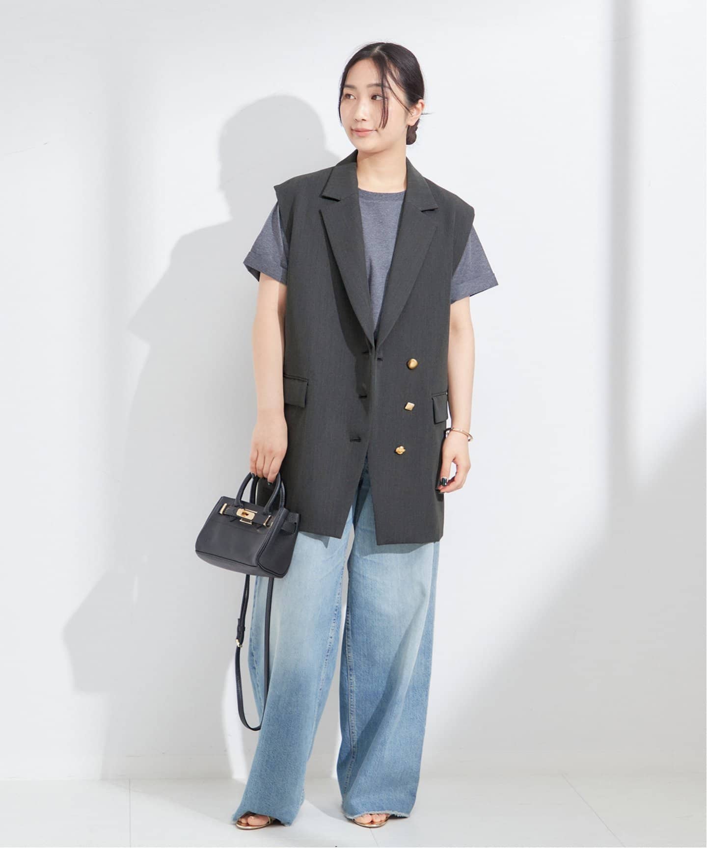 journal standard LESSEGE ヴィスポリギャバベスト新品 追加予約》ヴィスポリギャバオーナメントベスト（ベスト