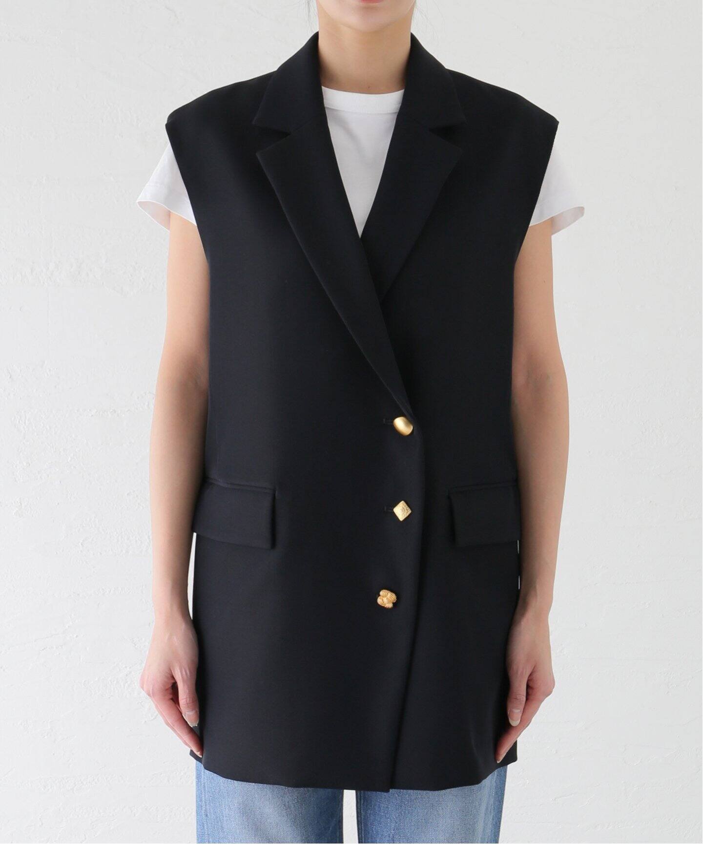 journal standard LESSEGE ヴィスポリギャバベスト新品 追加予約》ヴィスポリギャバオーナメントベスト（ベスト