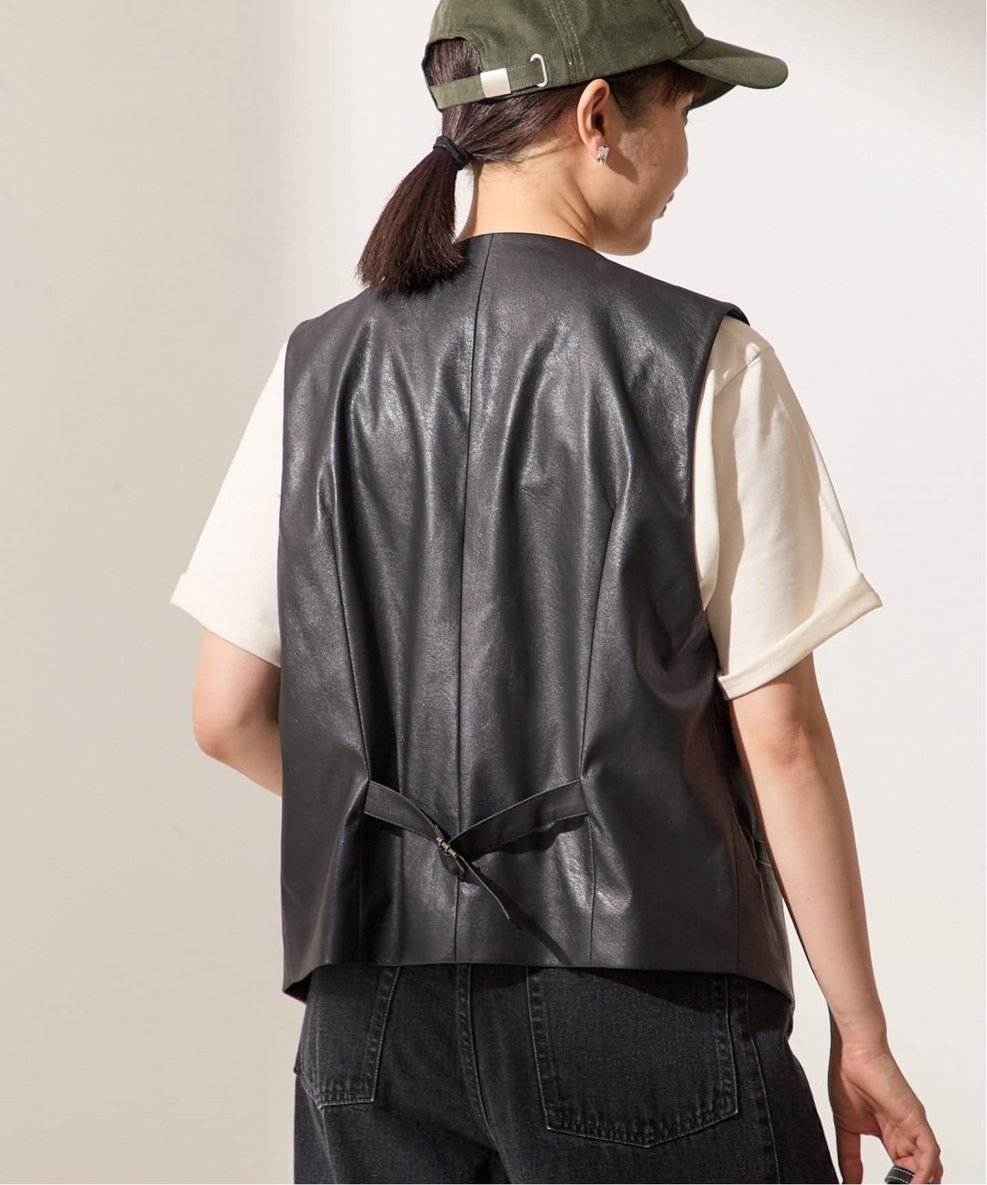 JOURNAL STANDARD✖️金子綾　ホワイトベスト　BOXYベスト JOURNAL STANDARD（ジャーナルスタンダード）の「【AYA KANEKO