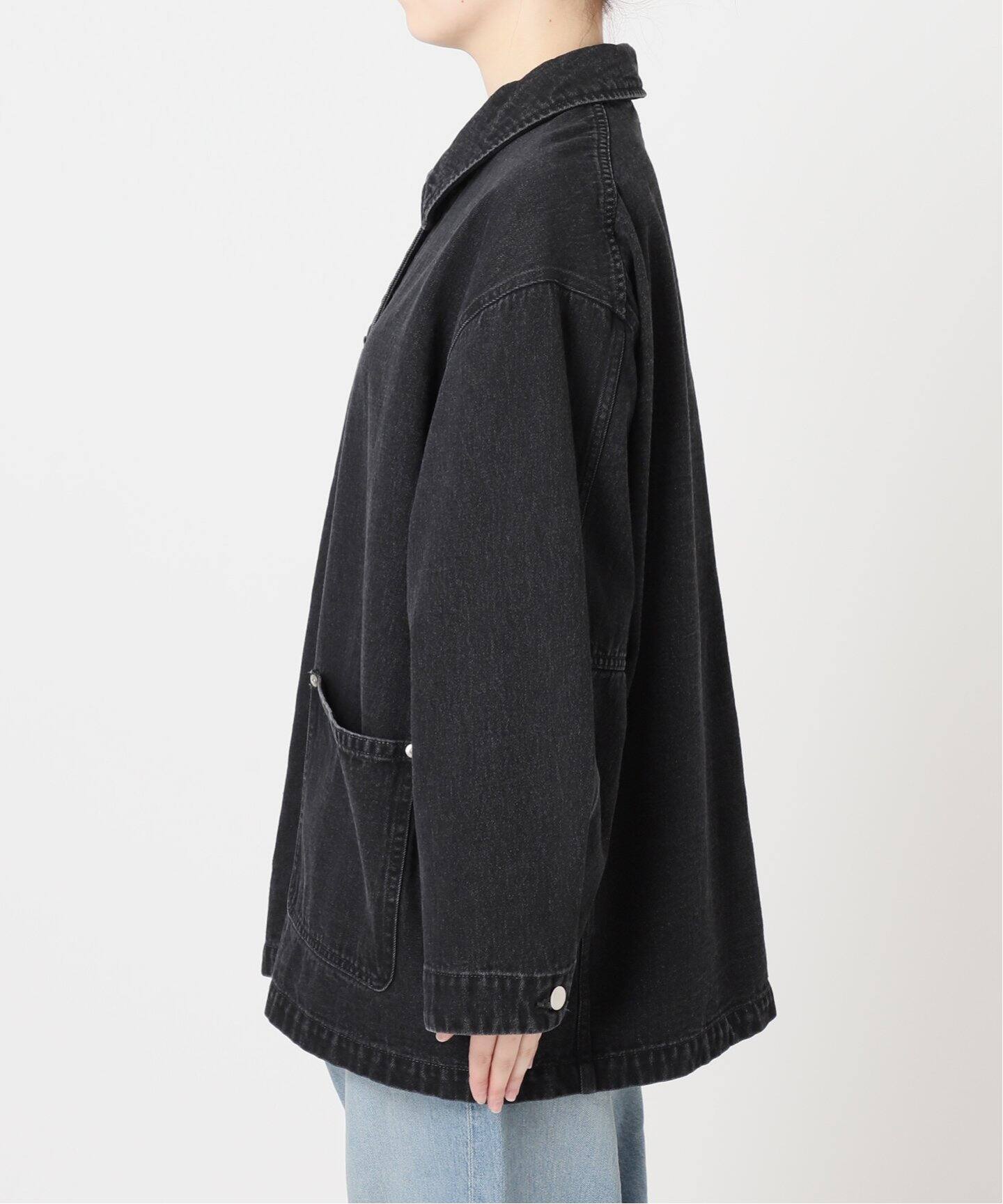 JOURNAL STANDARD デニムカバーオール　ブラック デニムカバーオール（カバーオール）｜JOURNAL STANDARD