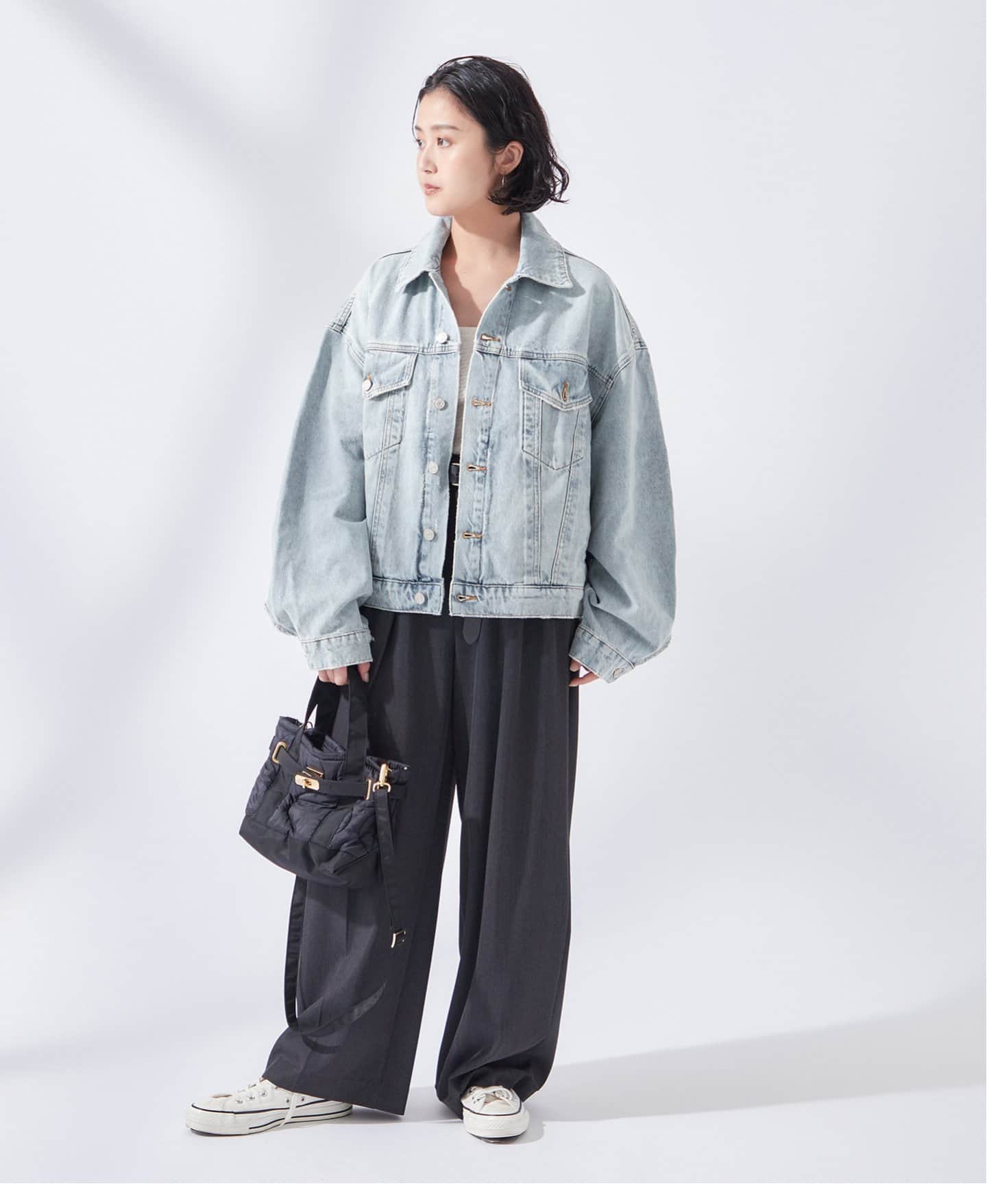 【関税込み】AGOLDE ブルー Dalton Balloon デニムジャケット Agolde Dalton Balloon Panelled Denim Jacket Dark Blue AGOLDE