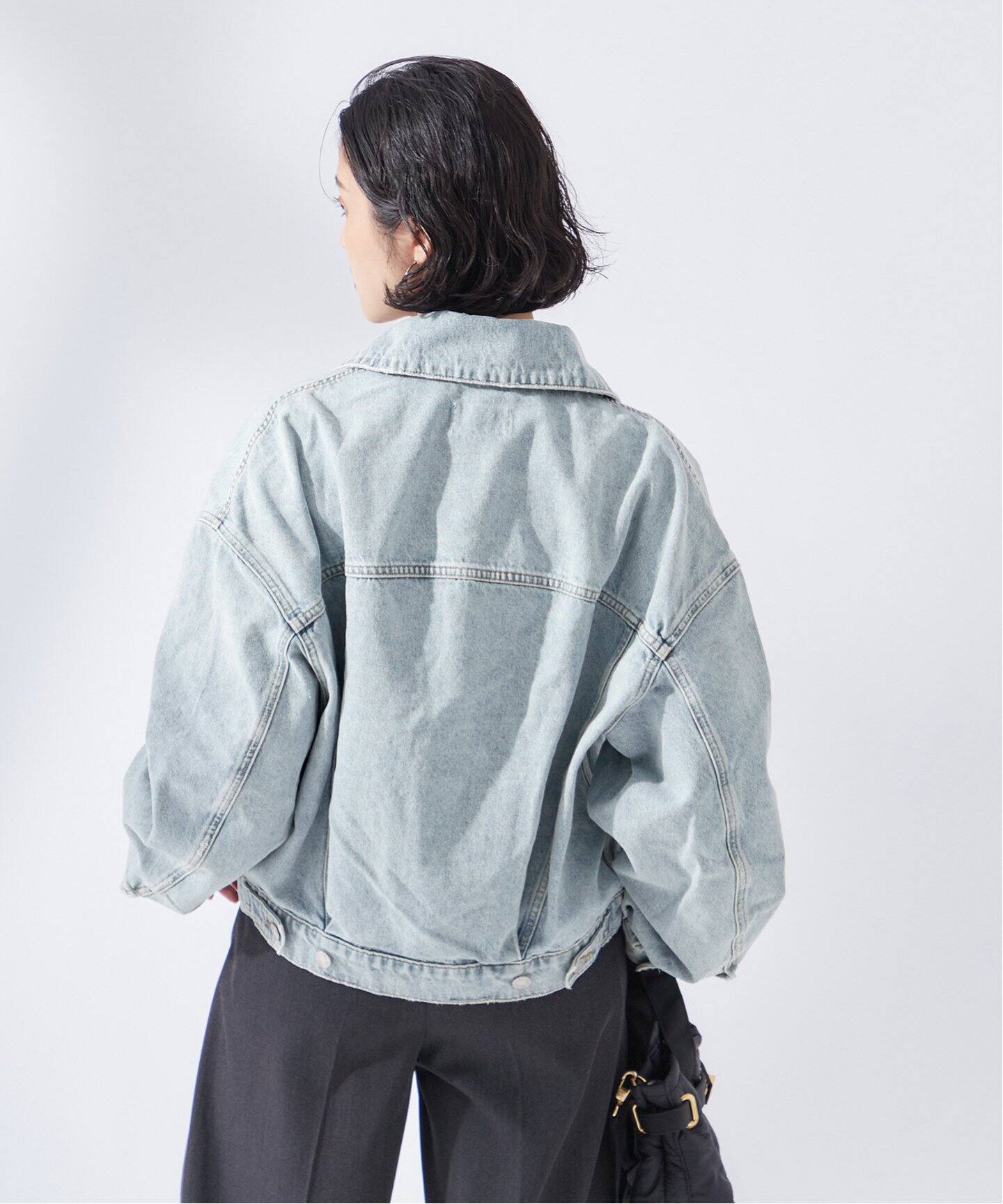 【関税込み】AGOLDE ブルー Dalton Balloon デニムジャケット Agolde Dalton Balloon Panelled Denim Jacket Dark Blue AGOLDE
