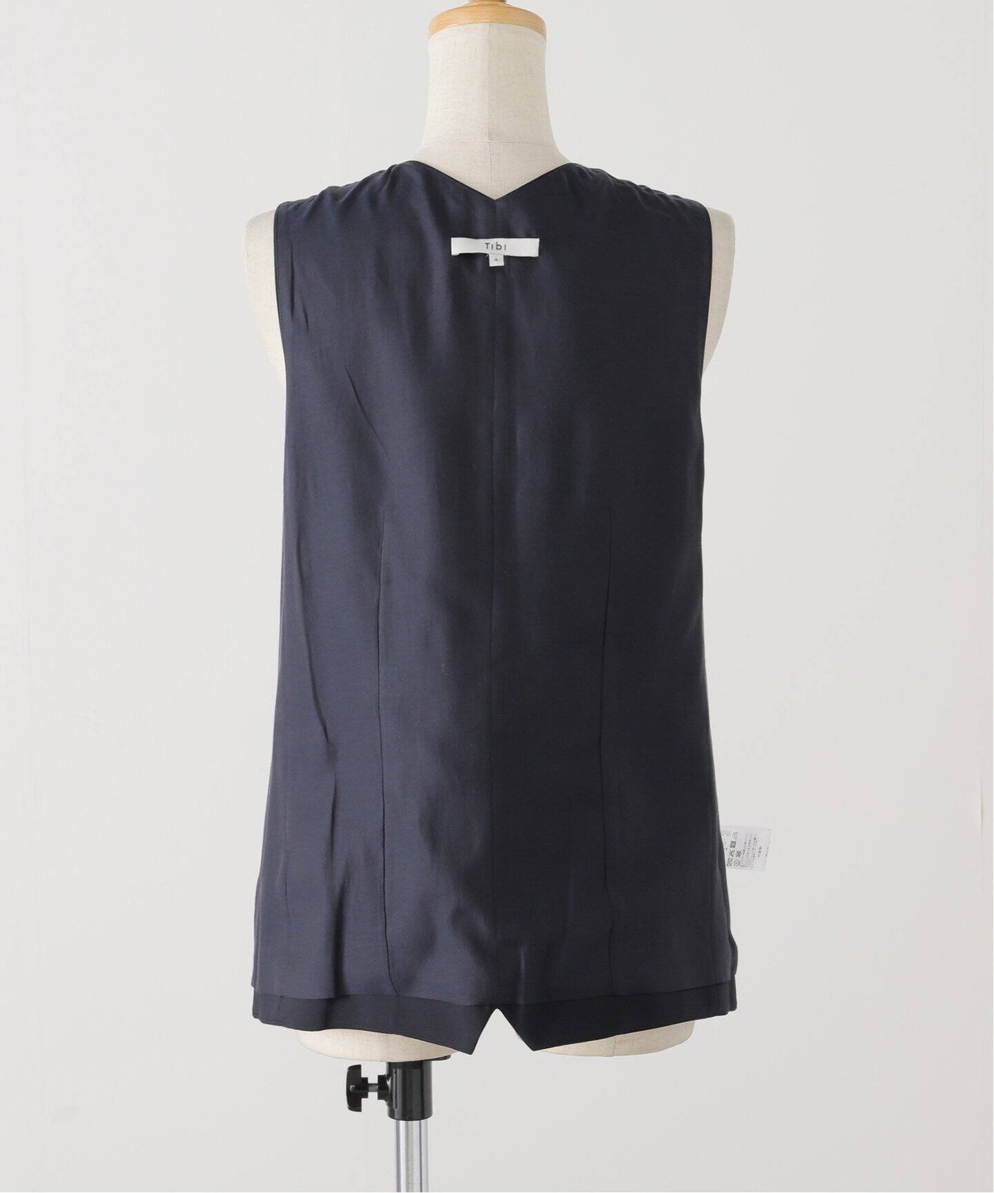 TIBI/ティビ】TROPICAL WOOL EASY VEST：ベスト（ベスト