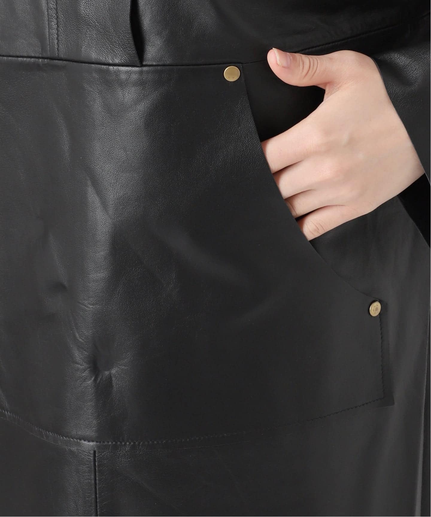 A PUPIL/ア ピューピル　ジャーナルスタンダード　レザーブルゾン 別注》【A PUPIL/ア ピューピル】レザーアノラック（その他