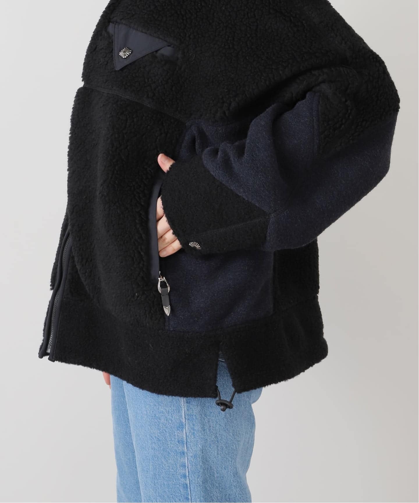 TOGA VIRILIS/トーガ ヴィリリース】Wool jersey blouson