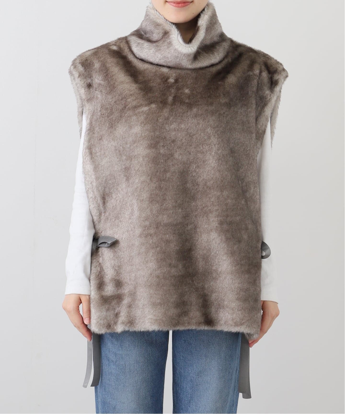ジャーナルスタンダード レサージュ（journal standard L’essage）/【INSCRIRE /アンスクリア】 Fur Vest：フェイクファーベスト INSCRIRE /アンスクリア】 Fur Vest：フェイクファーベスト（ベスト