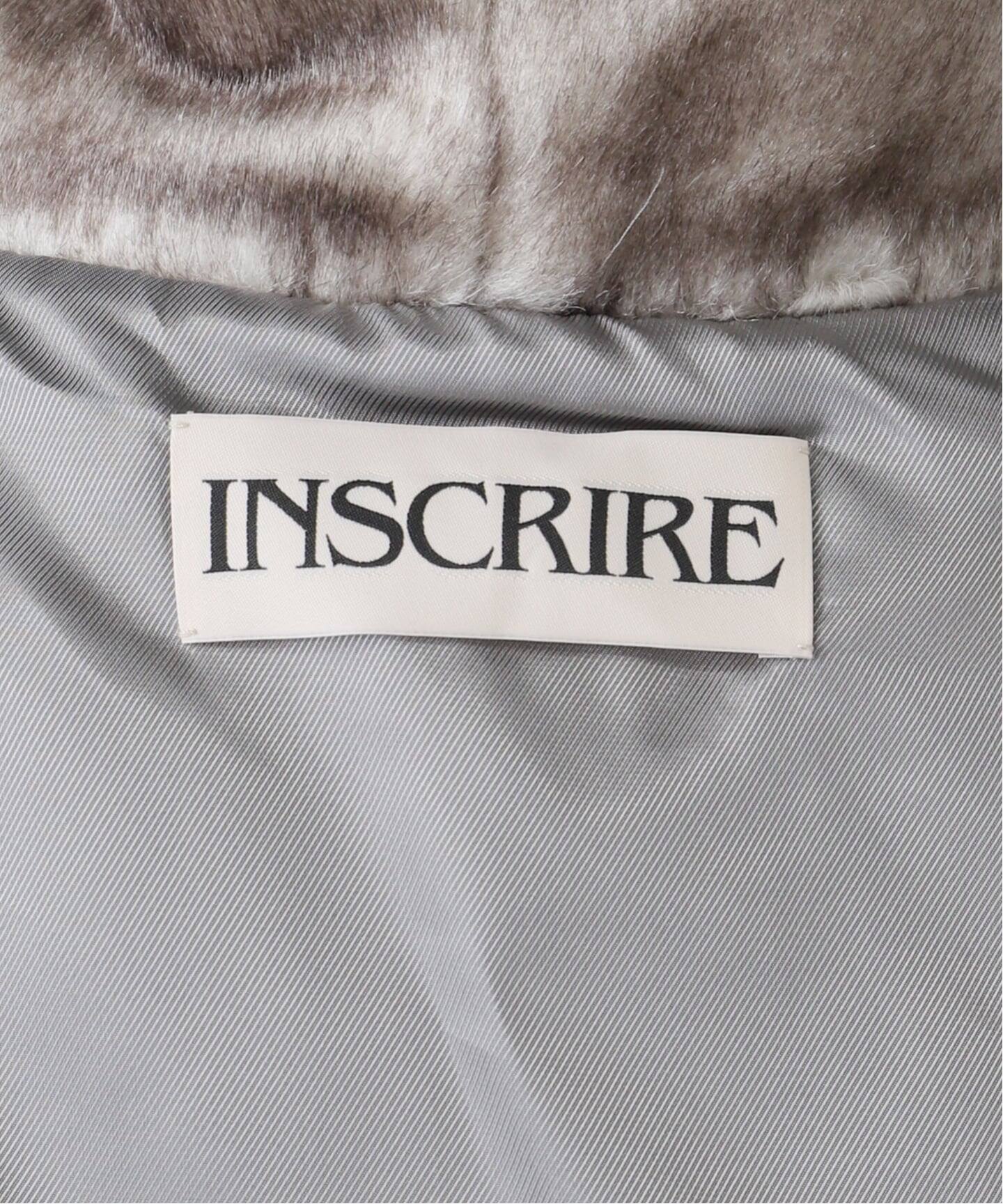 INSCRIRE /アンスクリア】 Fur Vest：フェイクファーベスト（ベスト