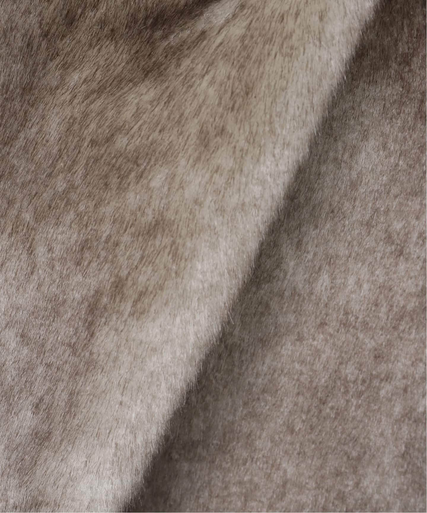 INSCRIRE /アンスクリア】 Fur Vest：フェイクファーベスト（ベスト
