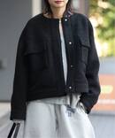 シープパイルクロップジャケット