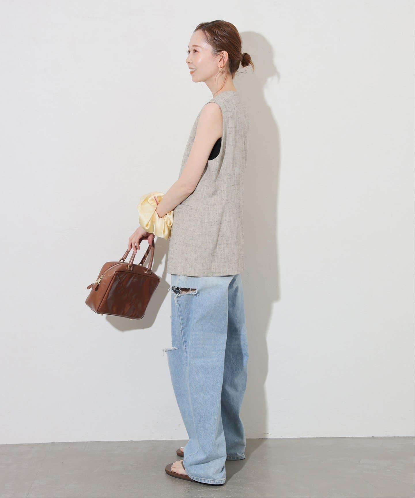 シルクネップツイードミドルベスト（ベスト）｜JOURNAL STANDARD