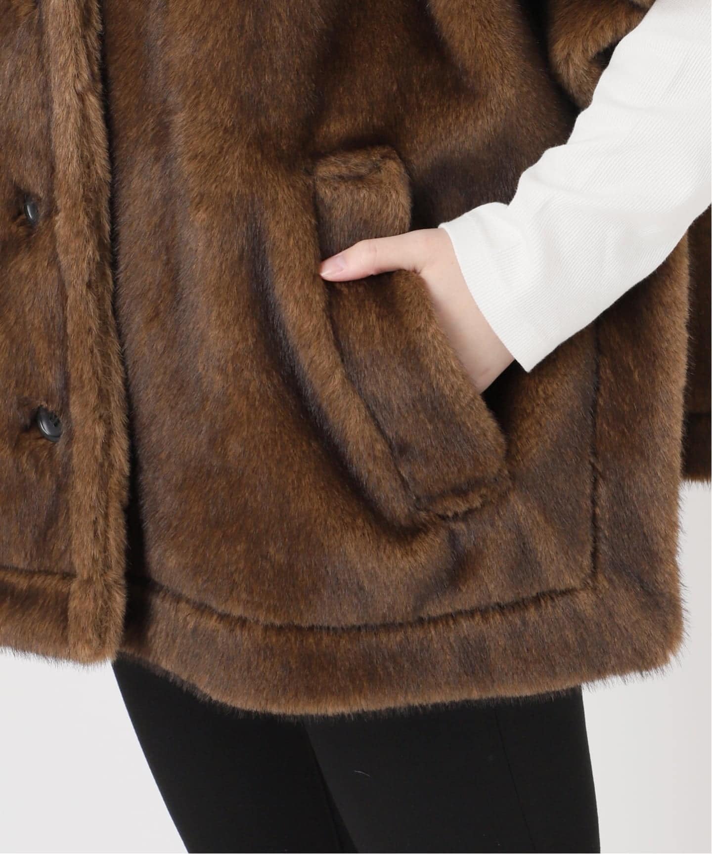 予約》Mink Like Fur Poncho（ポンチョ・マント）｜JOURNAL