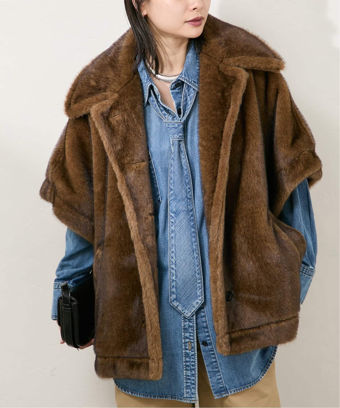 予約》Mink Like Fur Poncho（ポンチョ・マント）｜JOURNAL