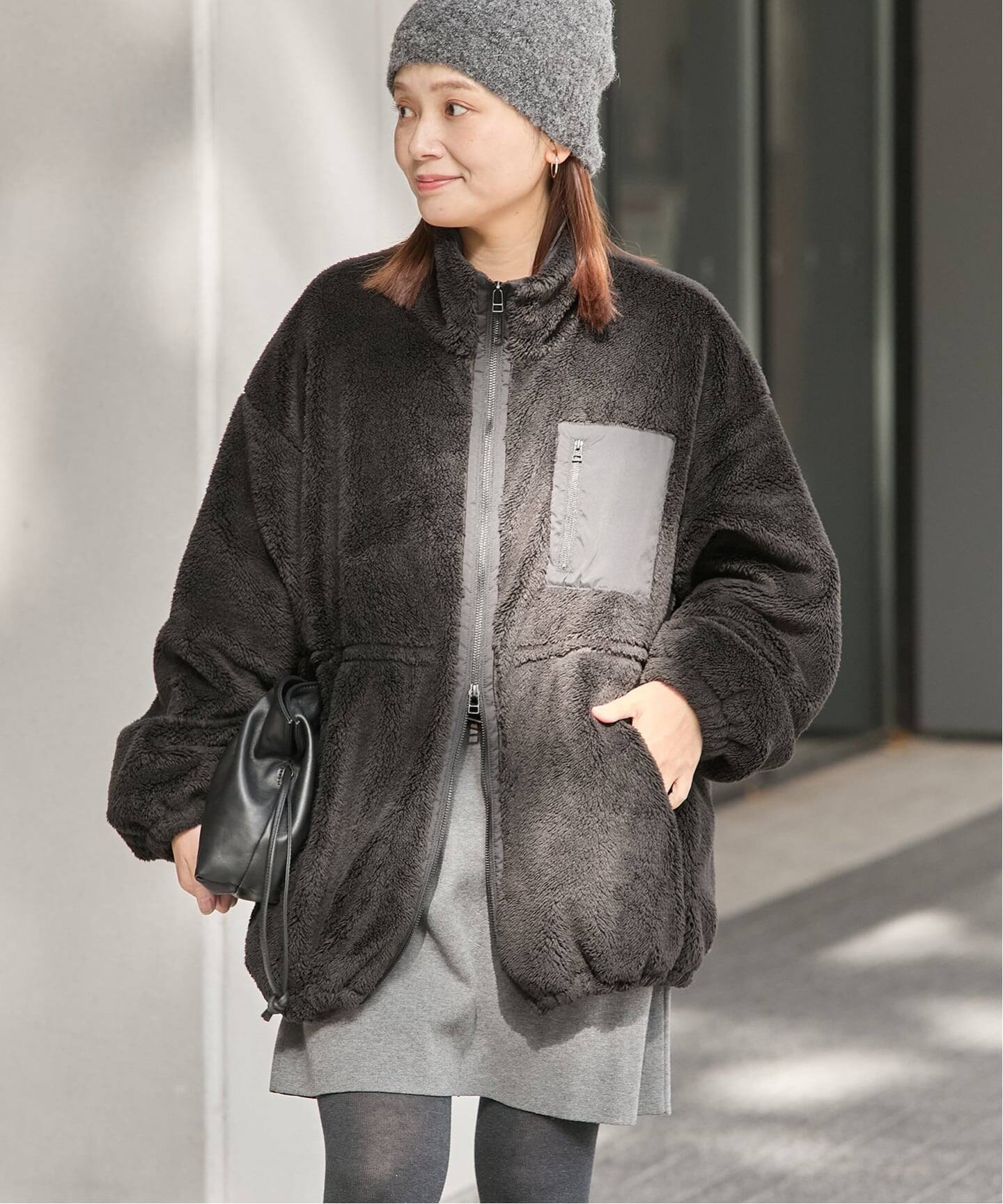 レオパード/ムジ ブルゾン（ボア・フリース）｜JOURNAL STANDARD