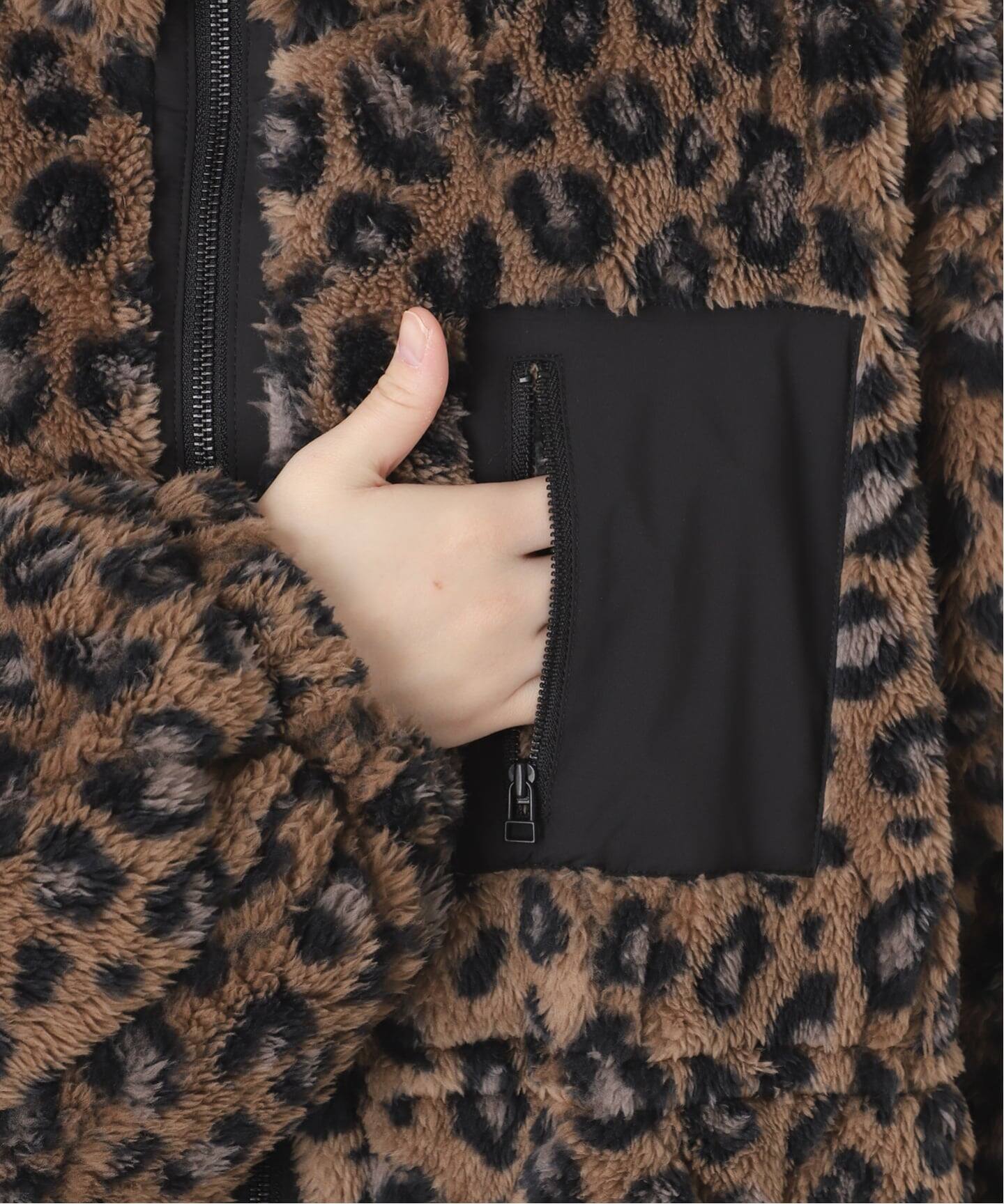レオパード/ムジ ブルゾン（ボア・フリース）｜JOURNAL STANDARD