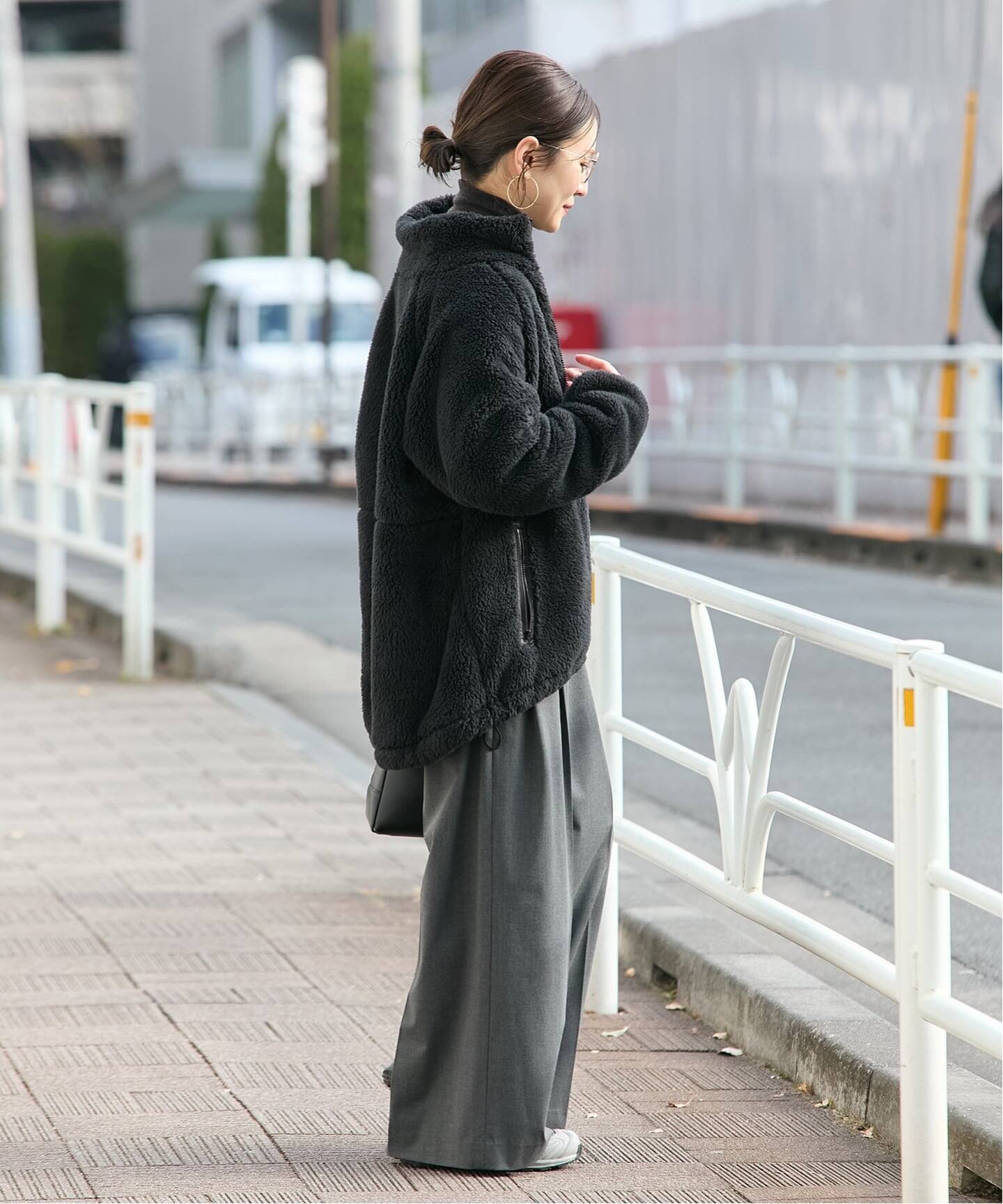 追加》ECOPEL ソフトフリースファーブルゾン（ボア・フリース 