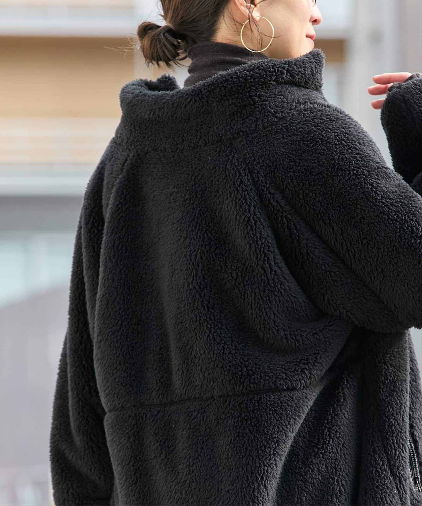 追加》ECOPEL ソフトフリースファーブルゾン（ボア・フリース