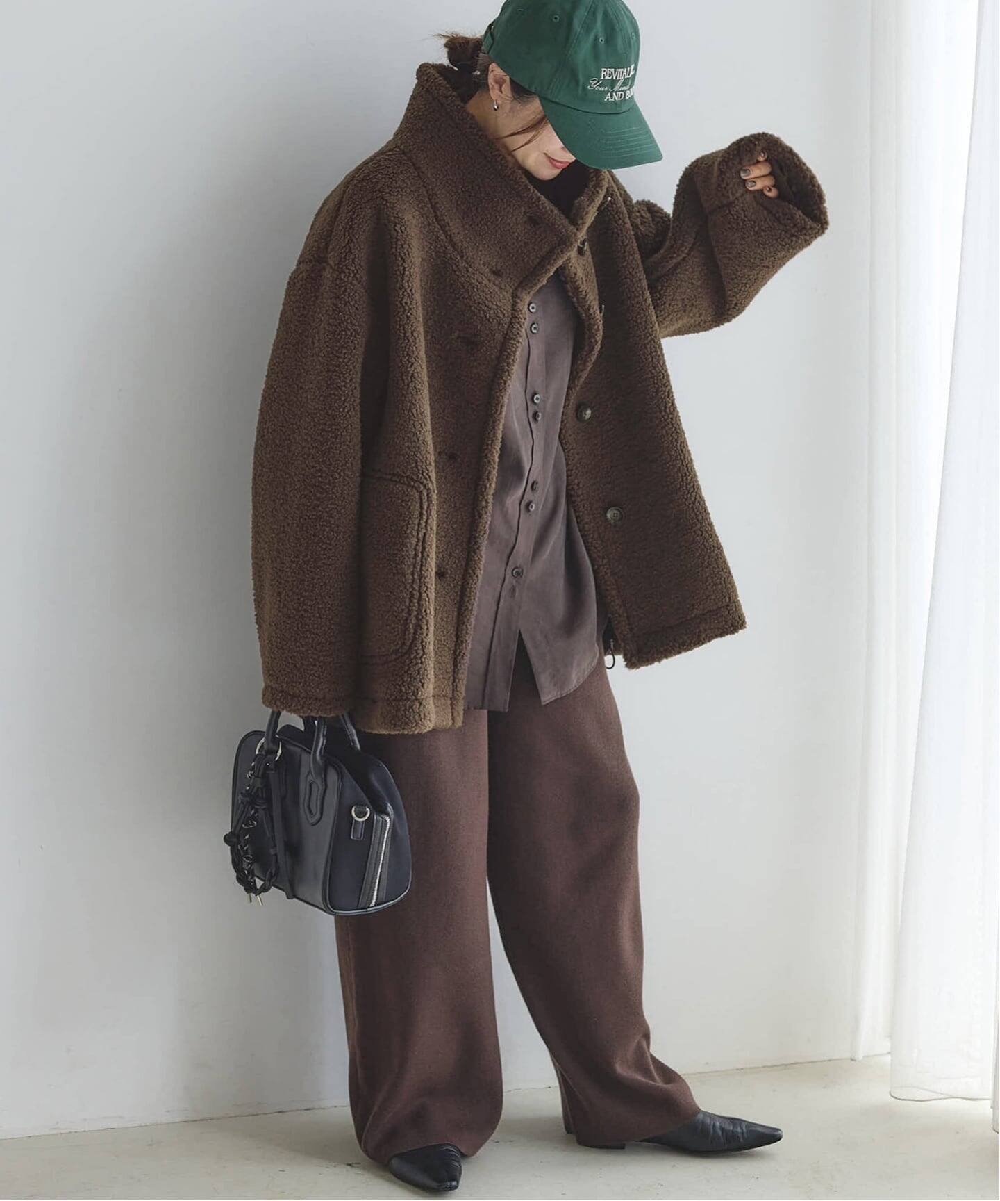 追加》エコファーショートブルゾン（ボア・フリース）｜JOURNAL