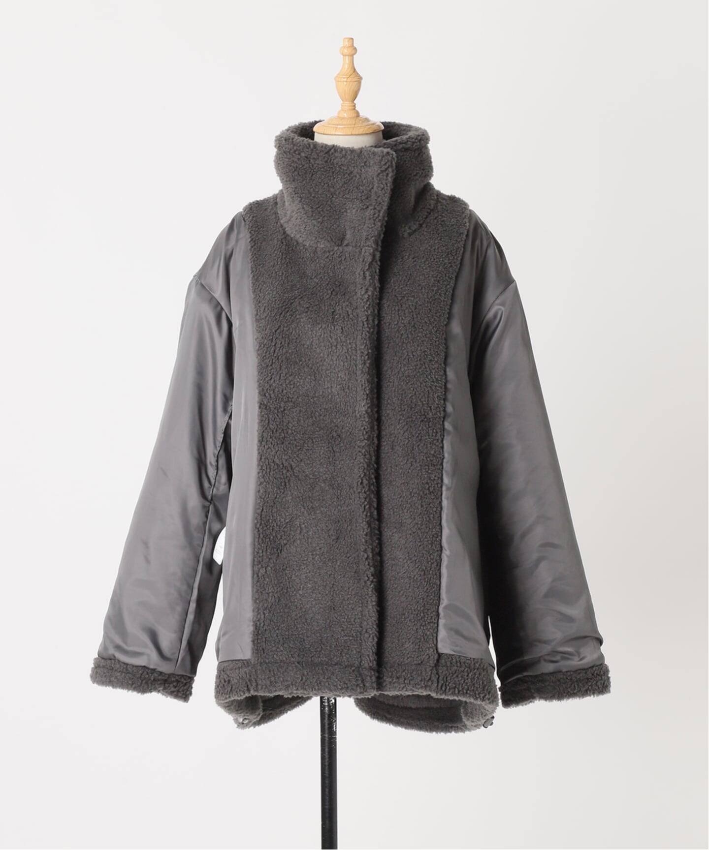 JOURNAL STANDARD ウール ボア ショートブルゾン コート M cc008-13063-01b.jpg?basethum=225