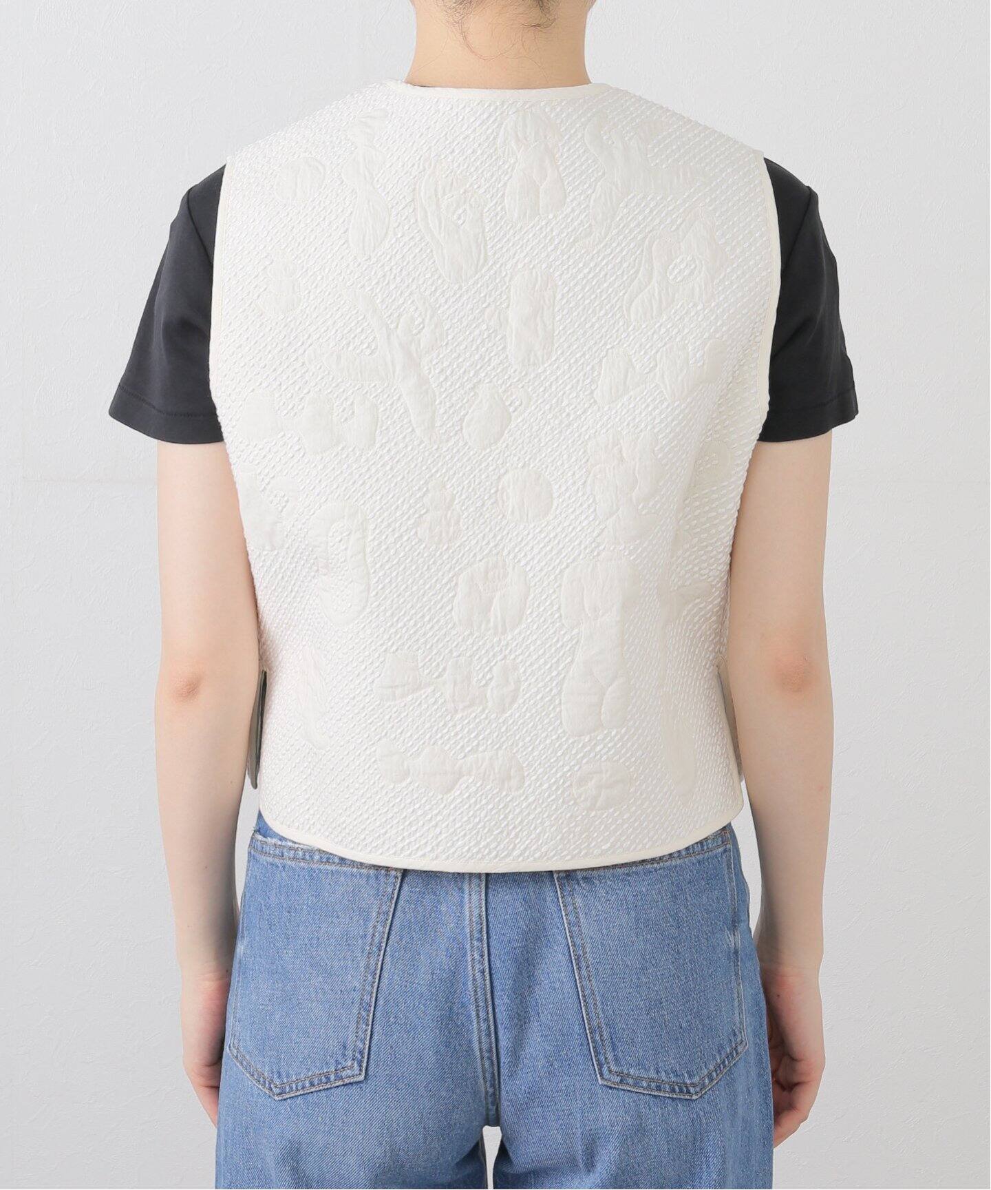 Mii / ミイ】HAND EMBROIDERED QUILTED JK（ベスト）｜JOURNAL