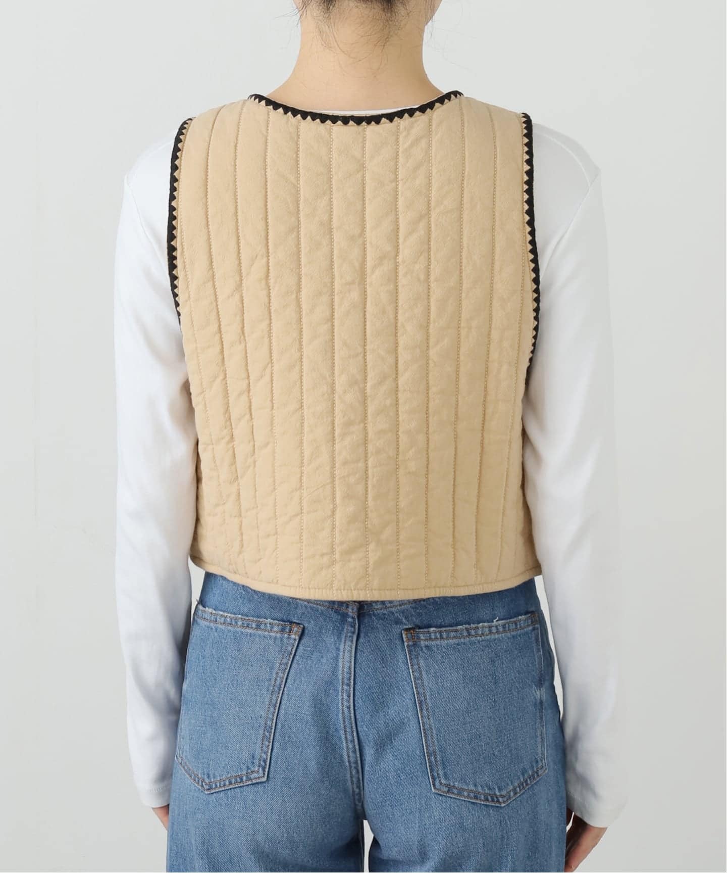 SARA MALLIKA/サラマリカ】COTTON DORI EMBROIDERY VEST（ベスト