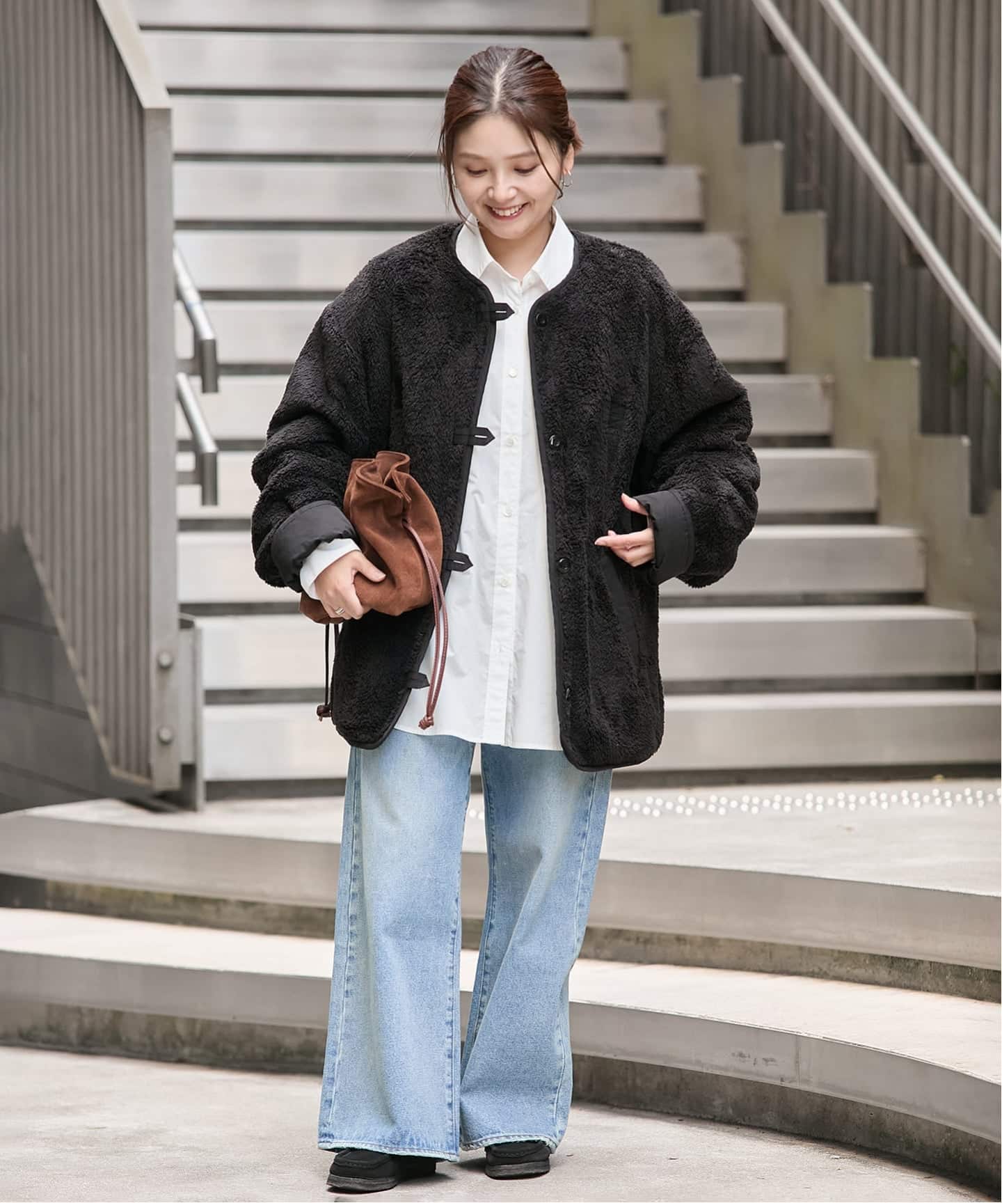 別注【ARMY TWILL/アーミーツイル】Cotton Nylon Reversible（ボア