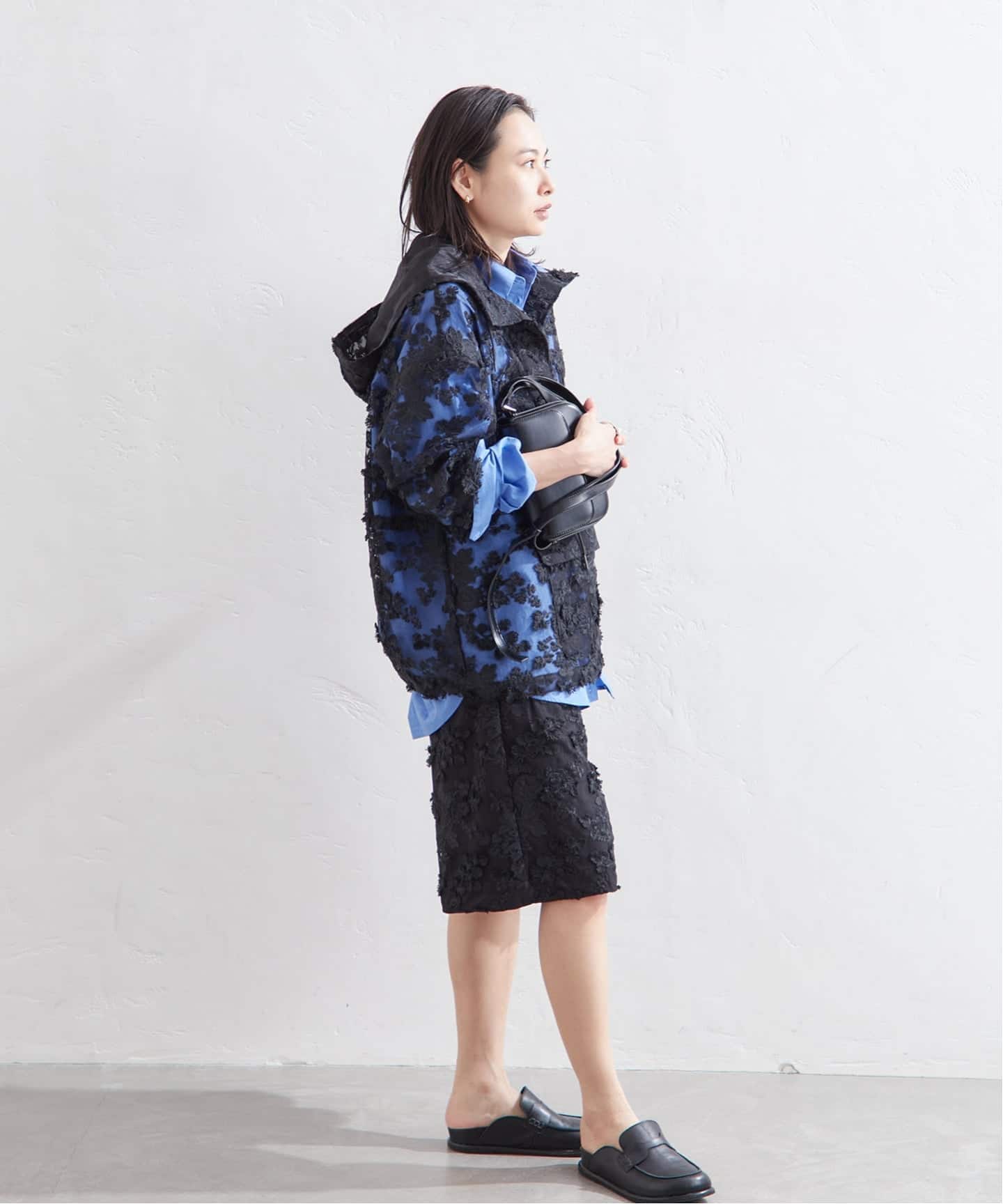 LAYAS レースジャガードフーディ LAYAS レースジャガードフーディ