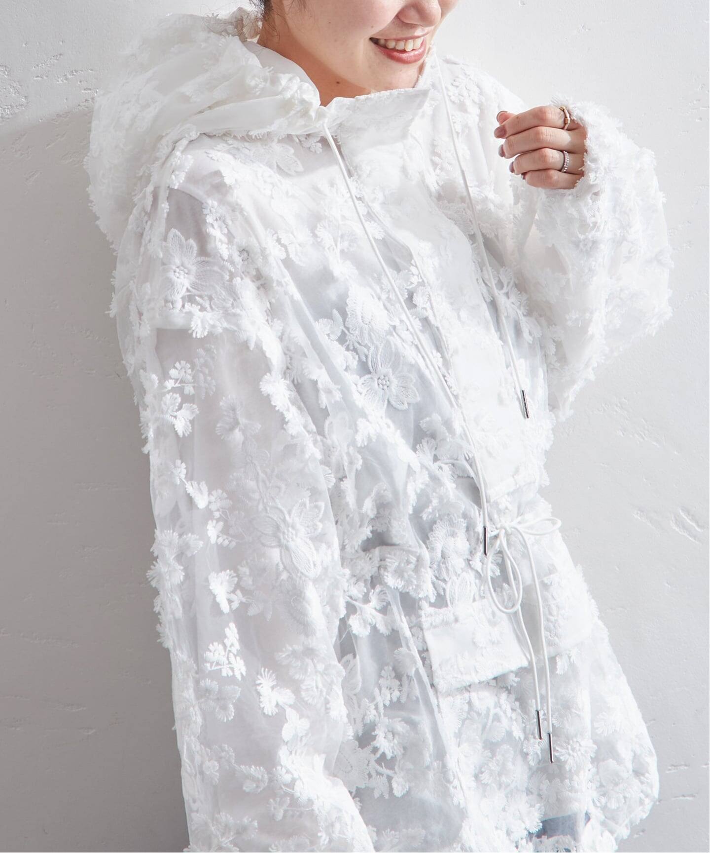 追加》【LAYAS/レイヤーズ】 LACE JQD FOODIE（その他ブルゾン