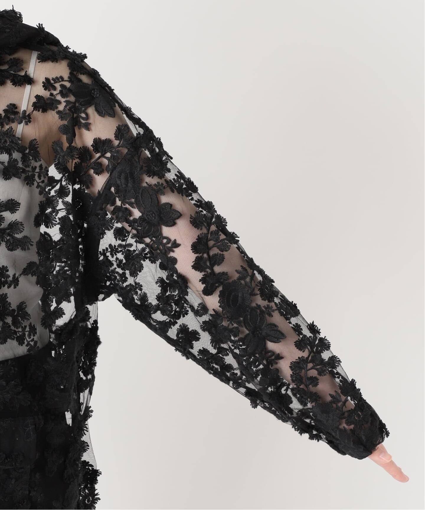 LAYAS レースジャガードフーディ LAYAS レースジャガードフーディ