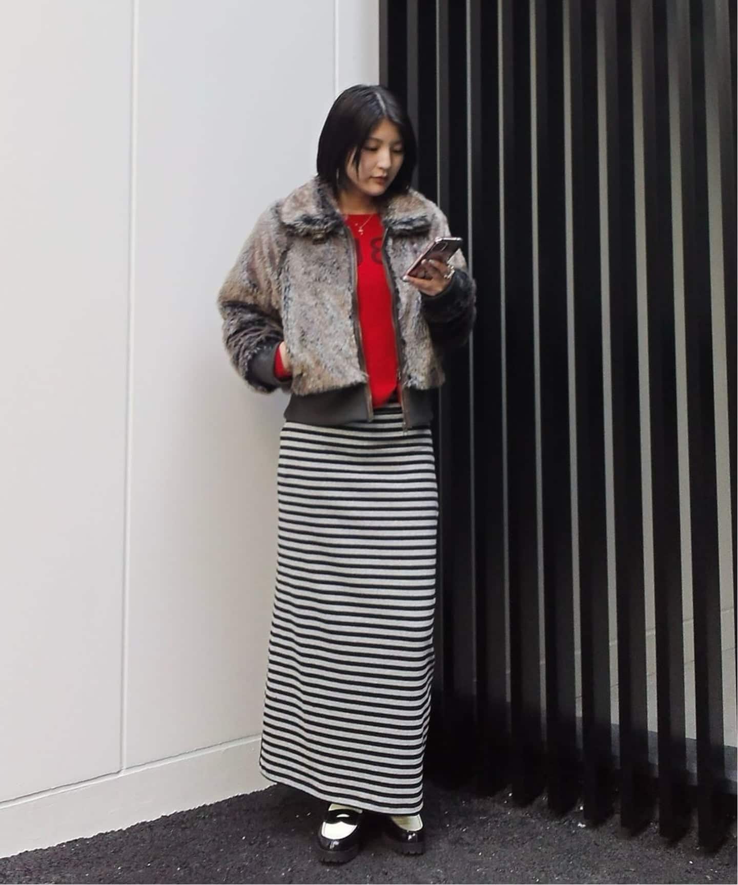 フェイクファーブルゾン（その他ブルゾン／アウター）｜Oriens